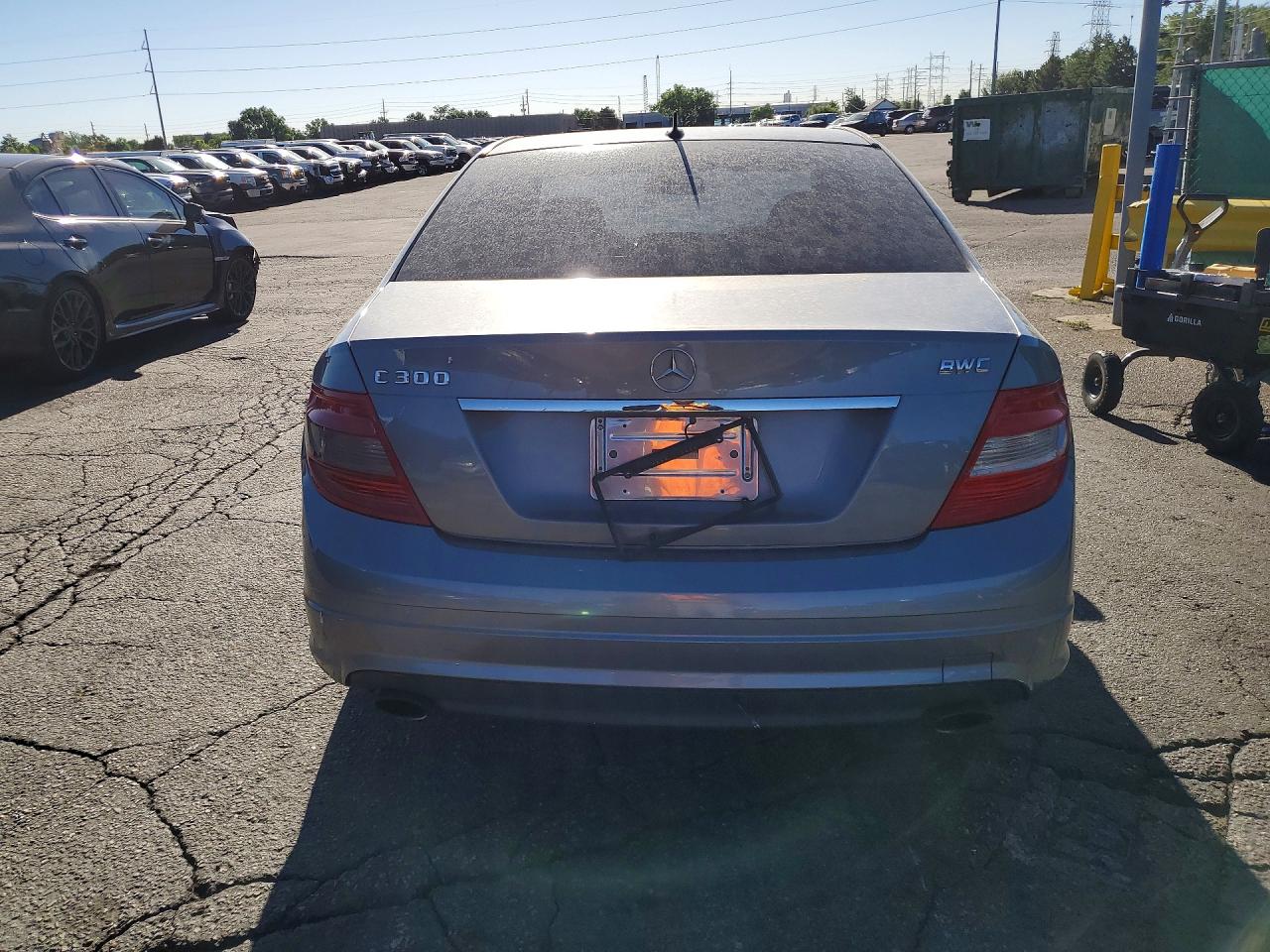 2010 Mercedes-benz C 300 Silver vin: WDDGF5EB7AF361573