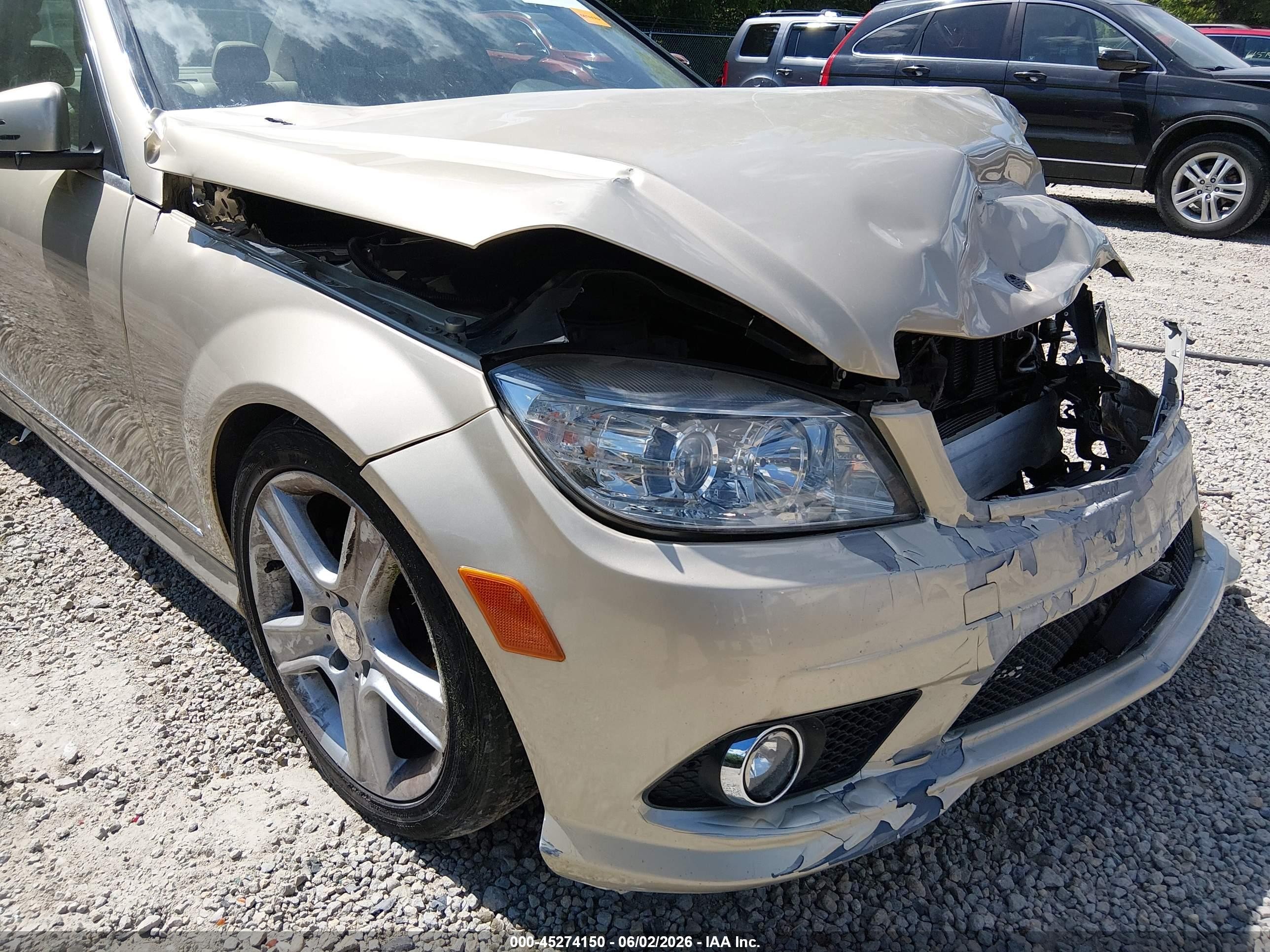 2010 Mercedes-benz C 300 Luxury/sport Gold vin: WDDGF5EB7AF412943