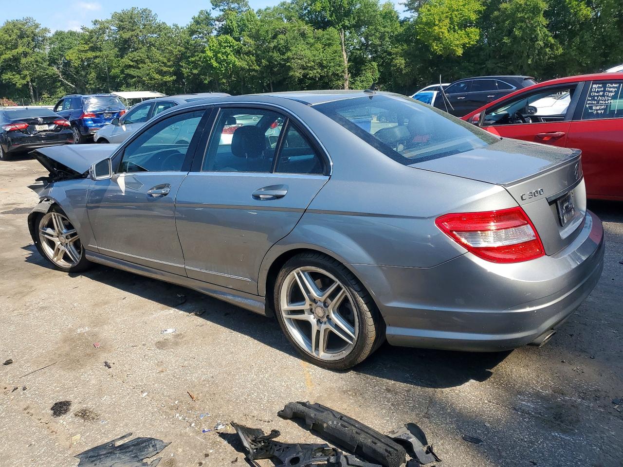 2010 Mercedes-benz C-class Серебряный vin: WDDGF5EB7AR090819