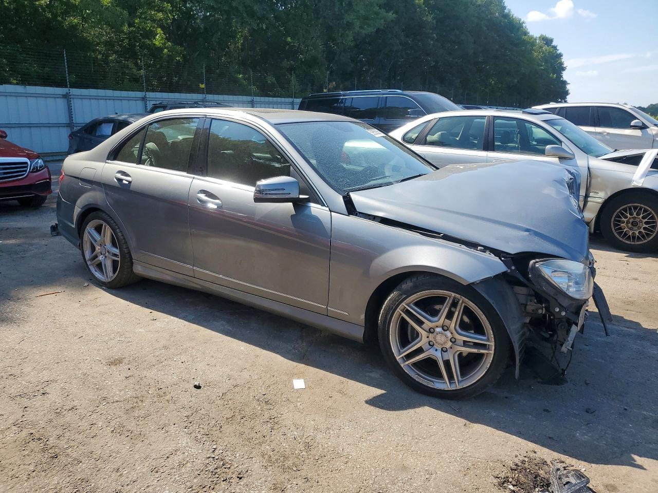 2010 Mercedes-benz C-class Серебряный vin: WDDGF5EB7AR090819