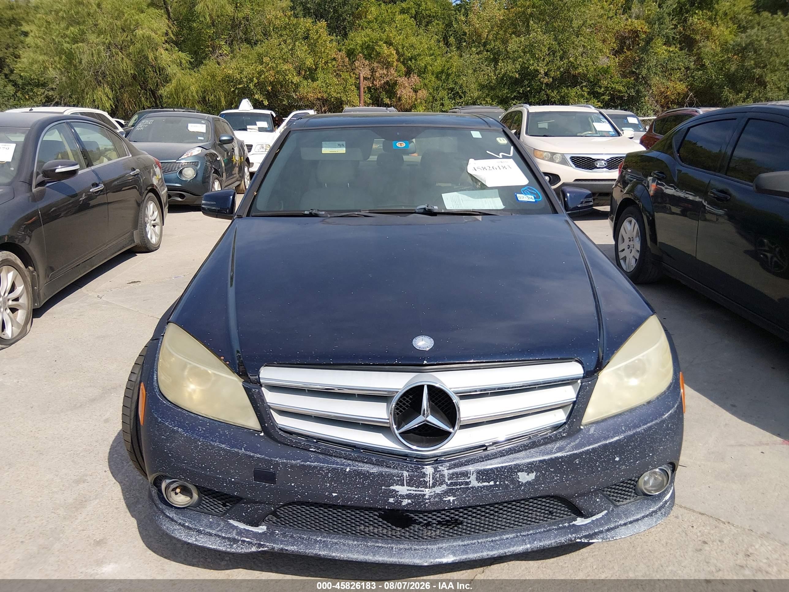 2010 Mercedes-benz C 300 Luxury/sport Blue vin: WDDGF5EB7AR093252