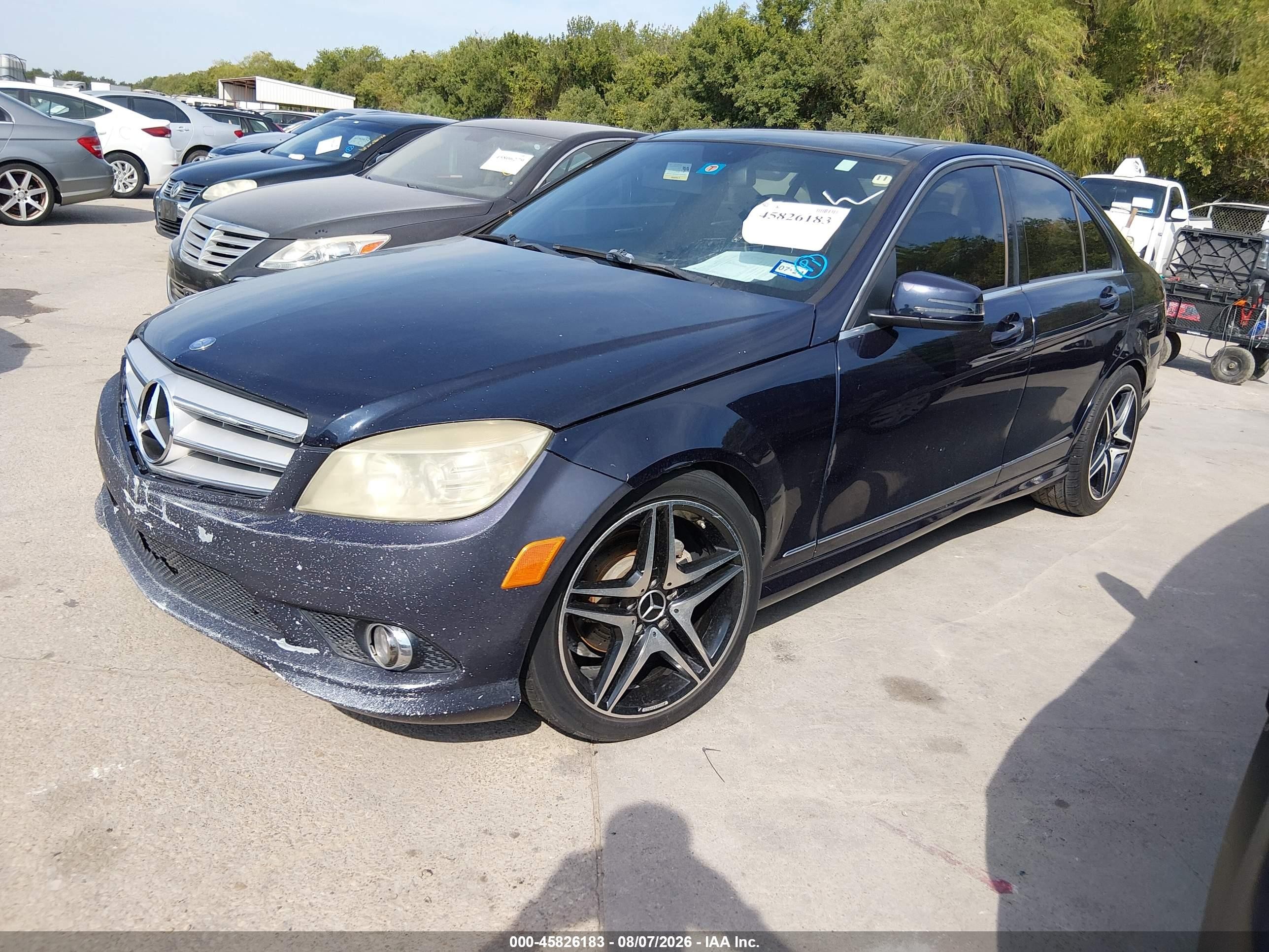2010 Mercedes-benz C 300 Luxury/sport Blue vin: WDDGF5EB7AR093252