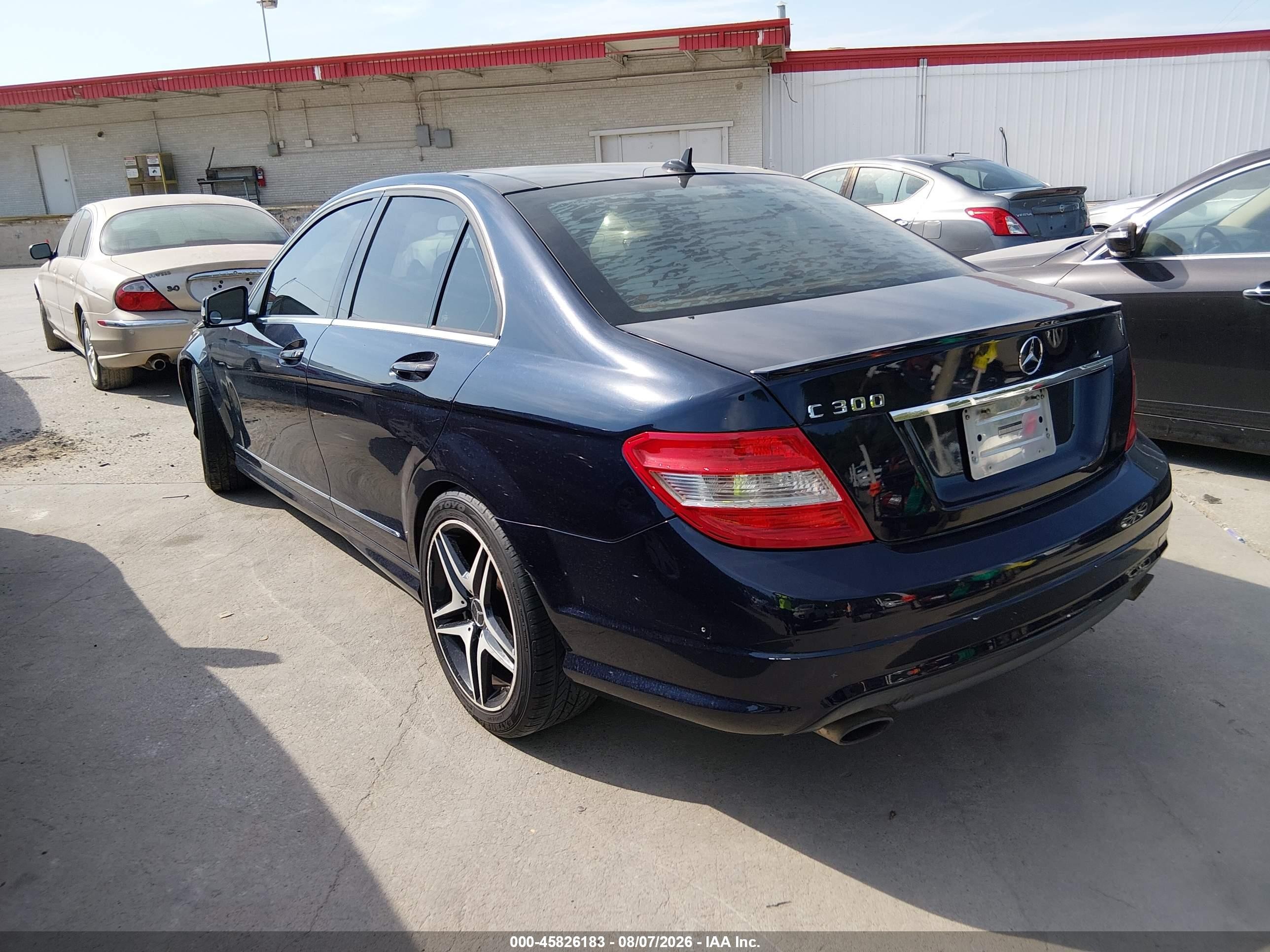 2010 Mercedes-benz C 300 Luxury/sport Blue vin: WDDGF5EB7AR093252