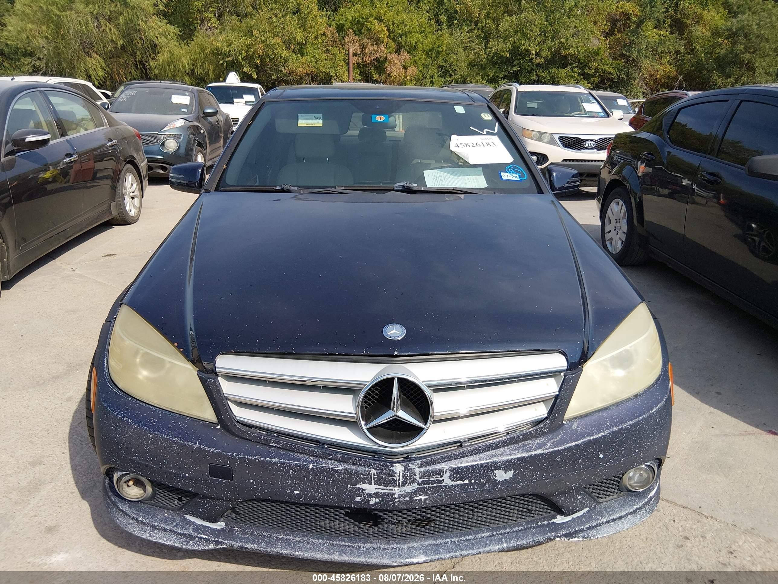2010 Mercedes-benz C 300 Luxury/sport Blue vin: WDDGF5EB7AR093252
