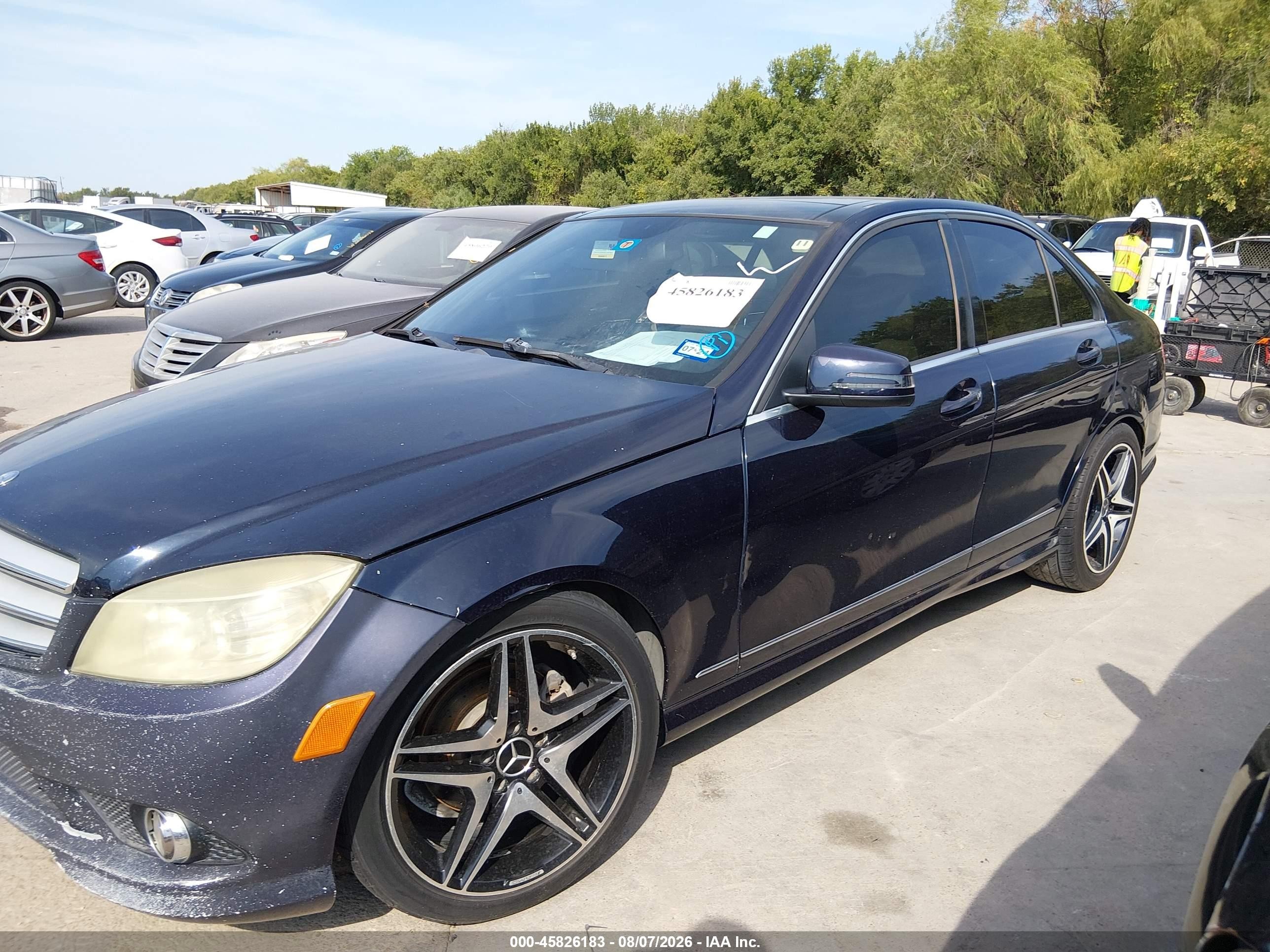 2010 Mercedes-benz C 300 Luxury/sport Blue vin: WDDGF5EB7AR093252