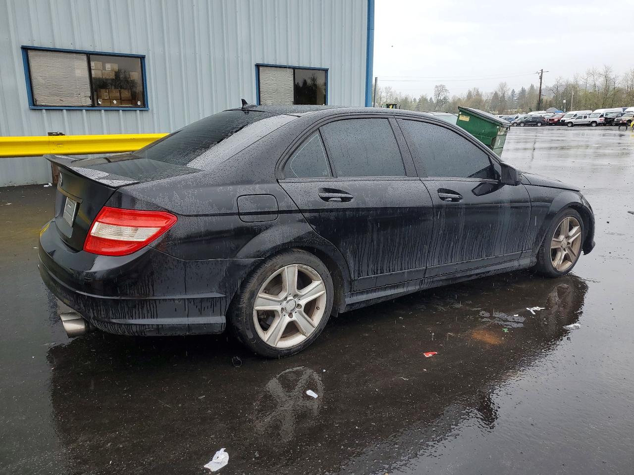 2011 Mercedes-benz C 300 Black vin: WDDGF5EB7BA419213