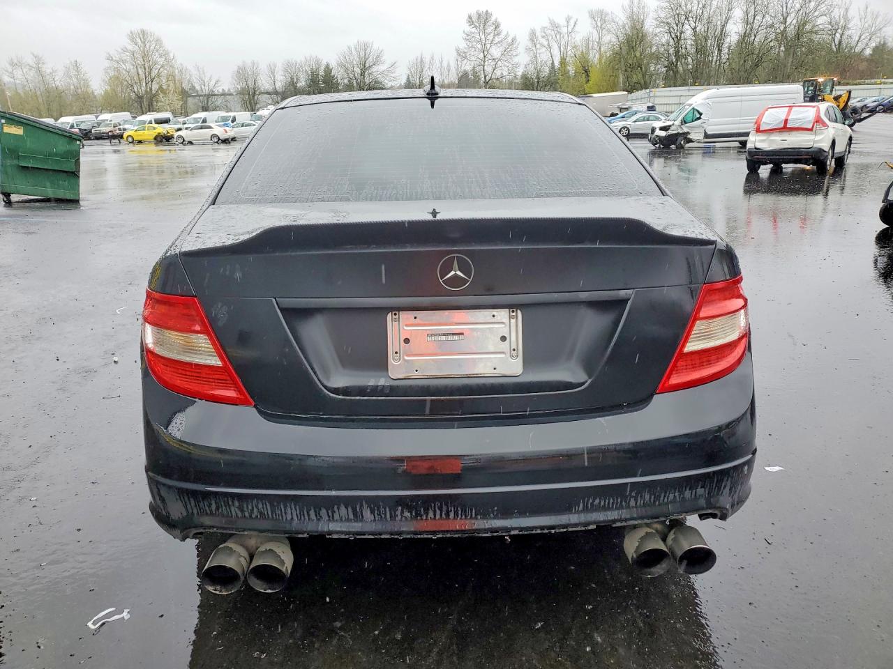 2011 Mercedes-benz C 300 Black vin: WDDGF5EB7BA419213