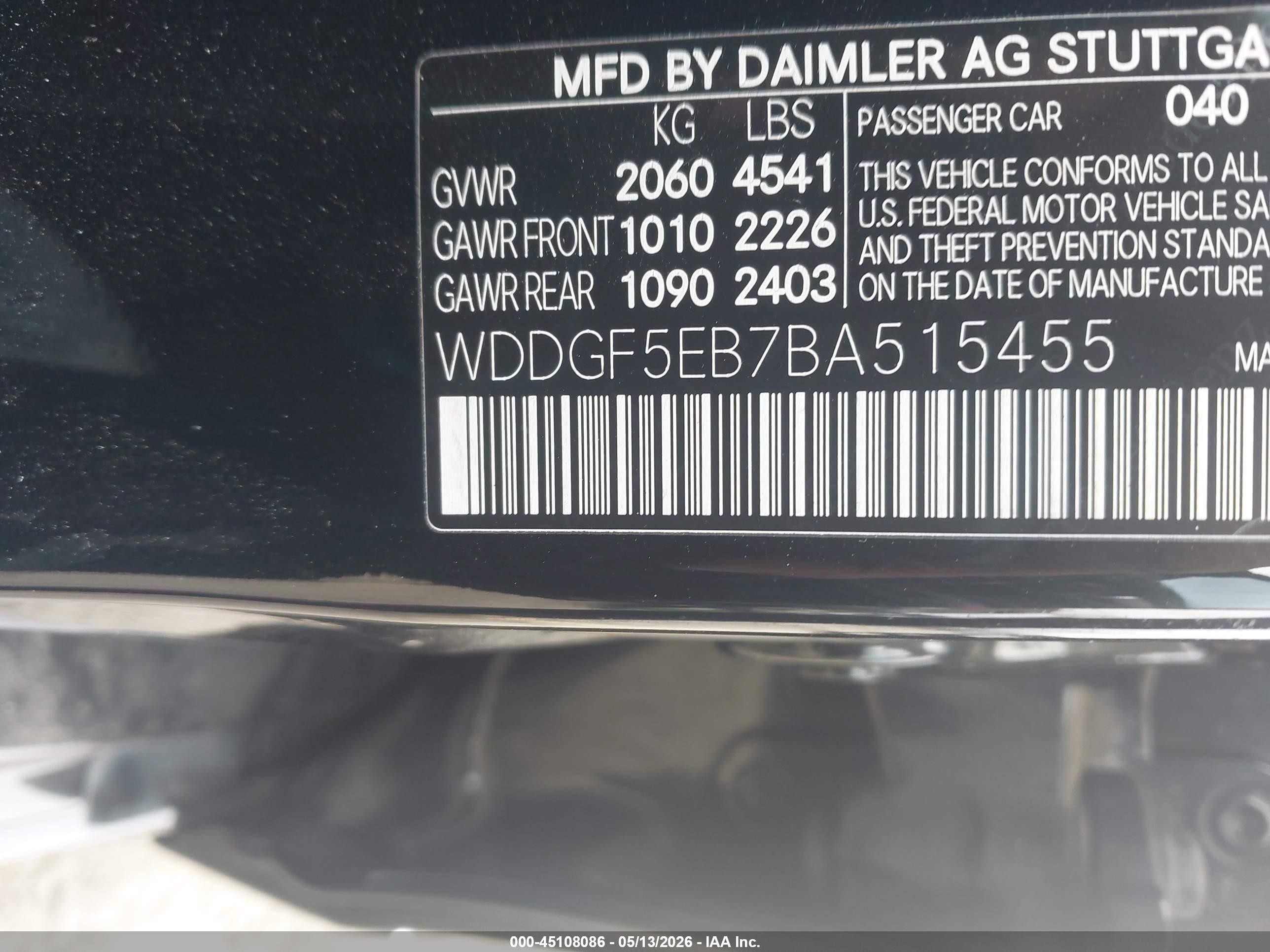 2011 Mercedes-benz C 300 Luxury/sport Черный vin: WDDGF5EB7BA515455