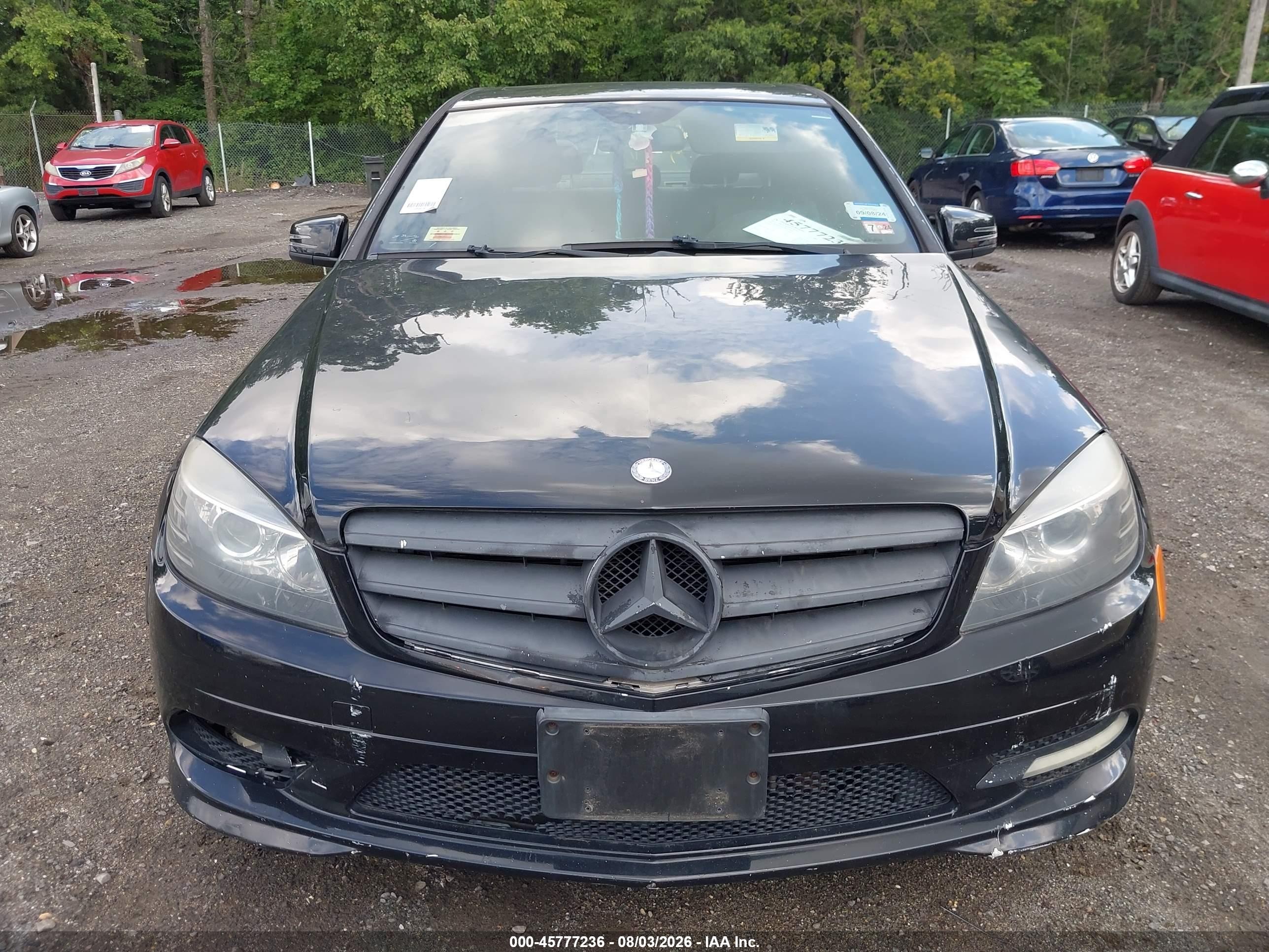 2011 Mercedes-benz C 300 Sport Black vin: WDDGF5EB7BA519408