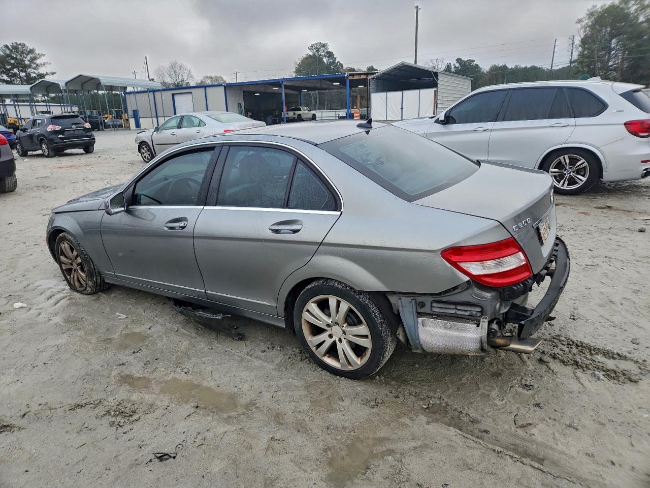 2011 Mercedes-benz C 300 Silver vin: WDDGF5EB7BR170123