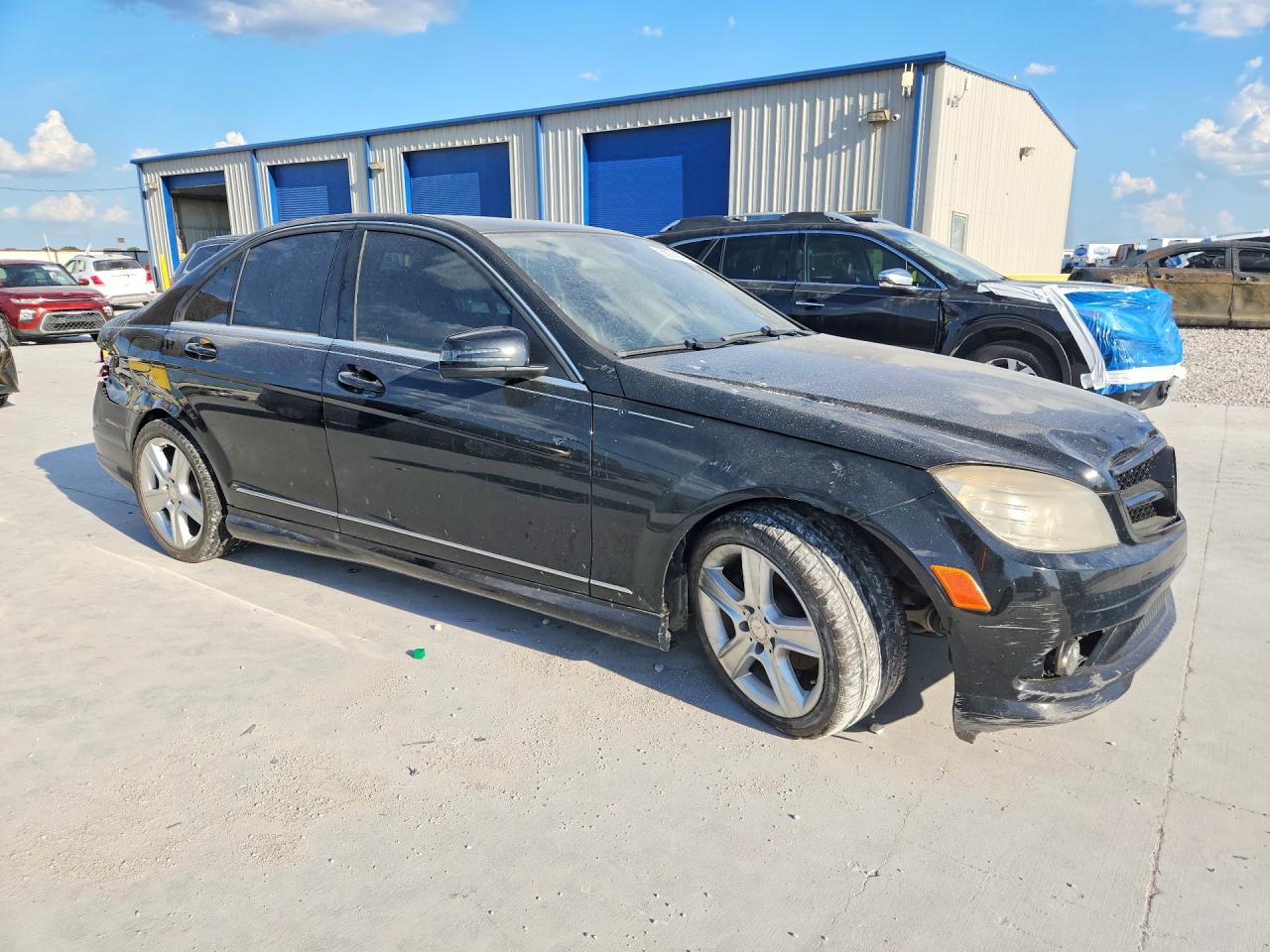 2010 Mercedes-benz C 300 Black vin: WDDGF5EB8AF439388