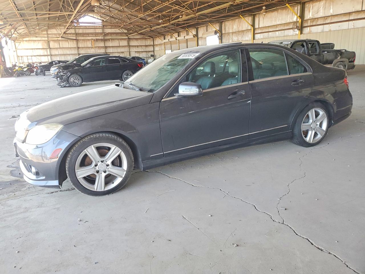 2010 Mercedes-benz C 300 Charcoal vin: WDDGF5EB8AF475985