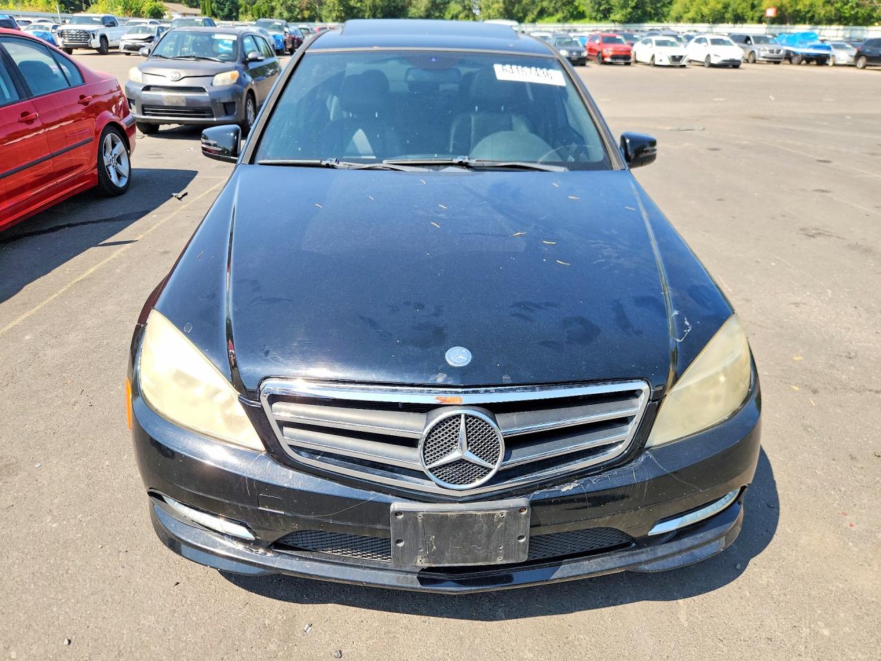 2010 Mercedes-benz C 300 Black vin: WDDGF5EB8AR109653