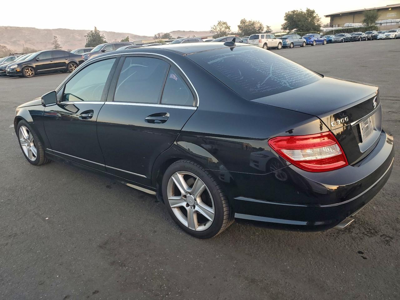 2011 Mercedes-benz C 300 Black vin: WDDGF5EB8BA511656