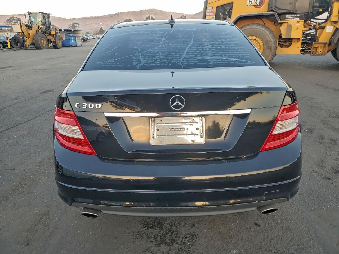 2011 Mercedes-benz C 300 Black vin: WDDGF5EB8BA511656