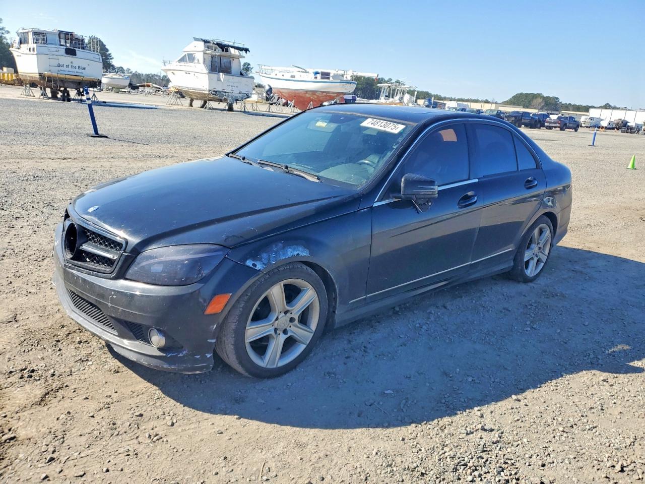 2011 Mercedes-benz C 300 Черный vin: WDDGF5EB8BR156067
