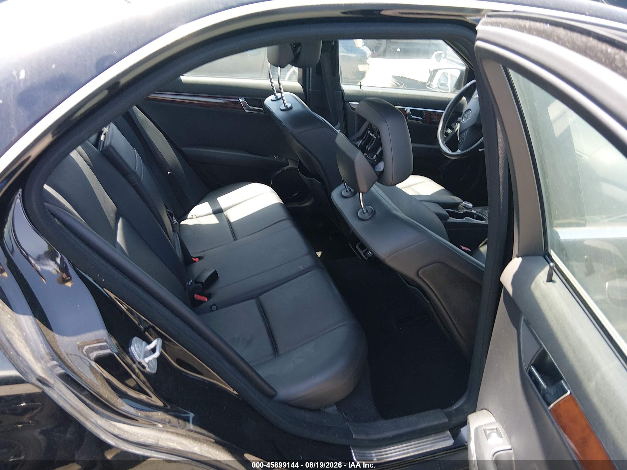 2011 Mercedes-benz C 300 Sport Black vin: WDDGF5EB8BR176691