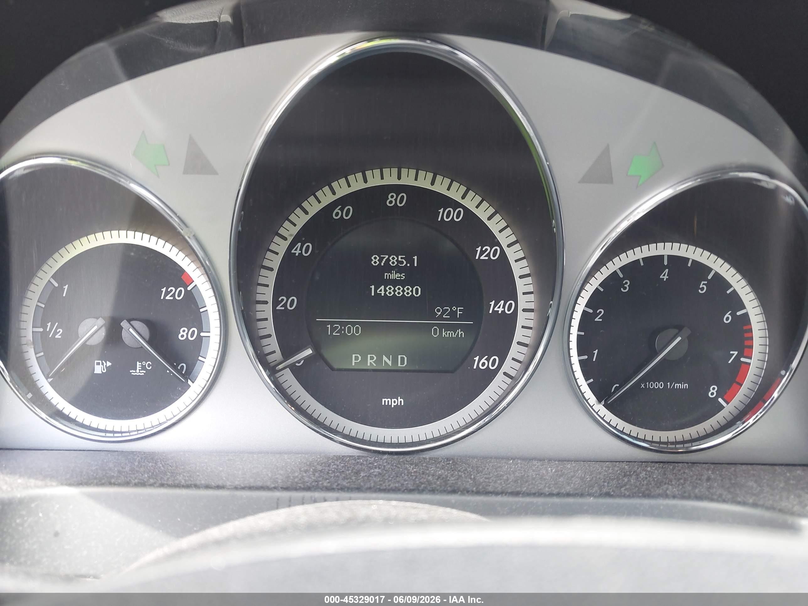 2011 Mercedes-benz C 300 Luxury/sport Gray vin: WDDGF5EB8BR180093