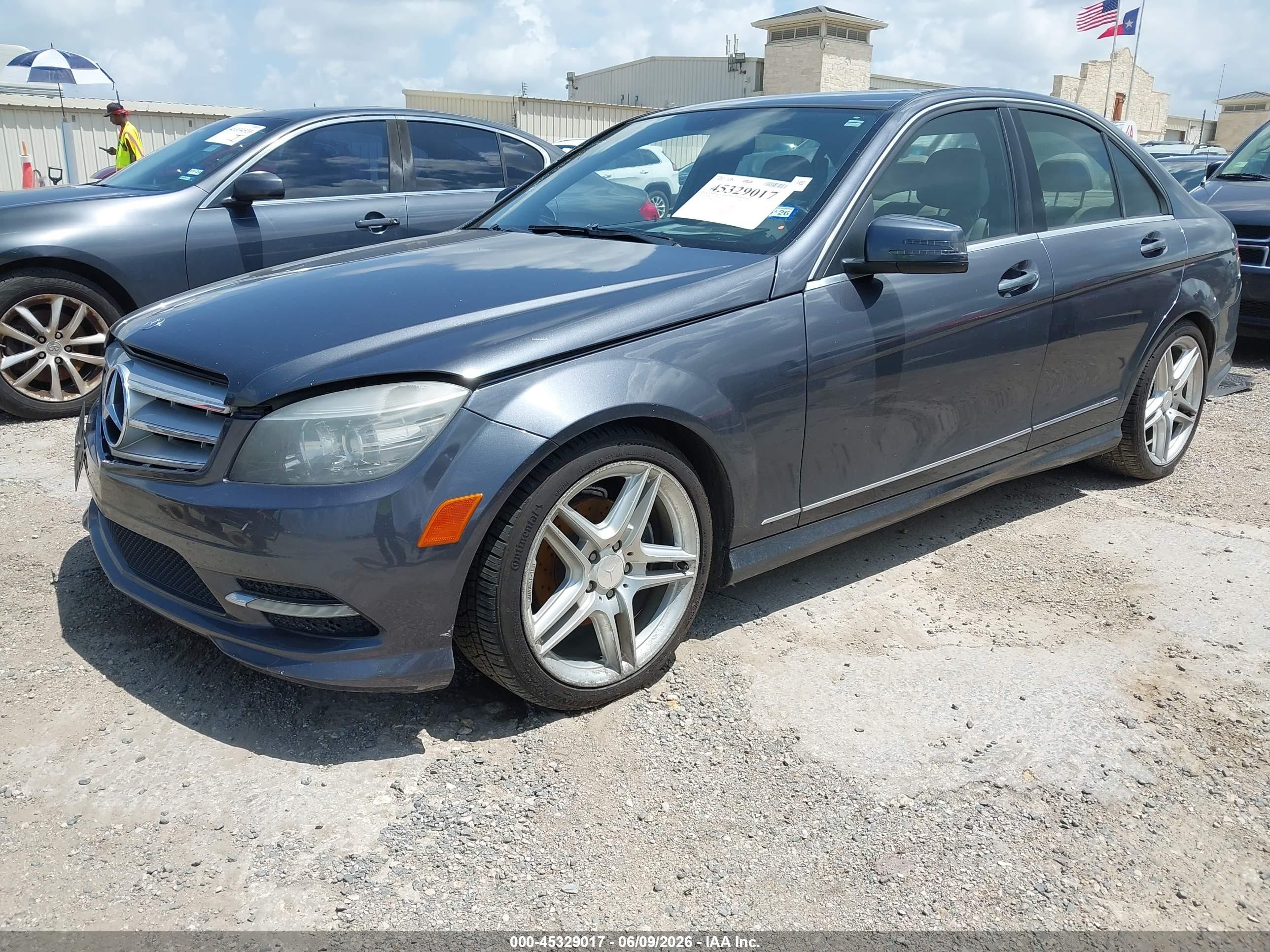 2011 Mercedes-benz C 300 Luxury/sport Gray vin: WDDGF5EB8BR180093