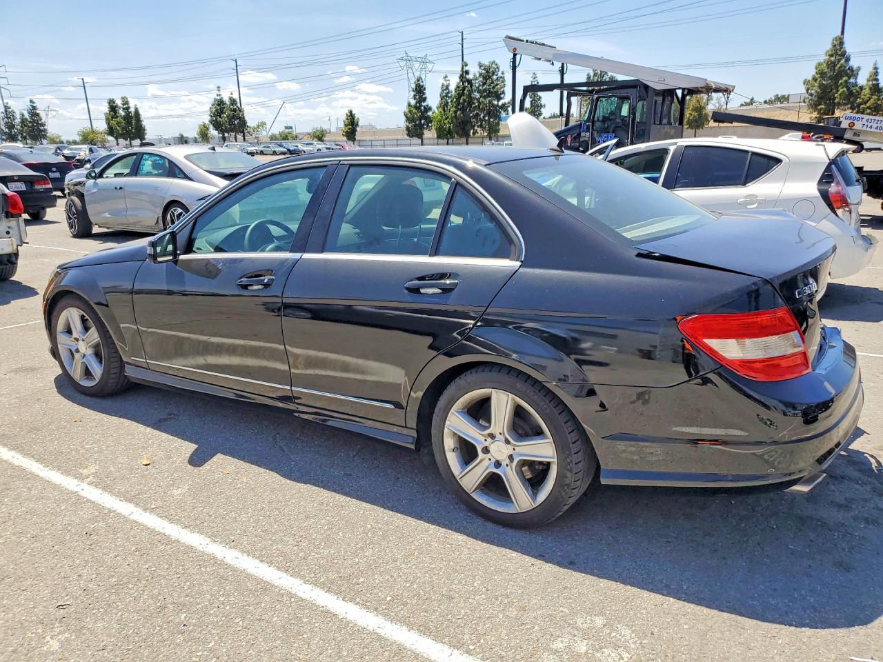 2010 Mercedes-benz C 300 Black vin: WDDGF5EB9AF496182