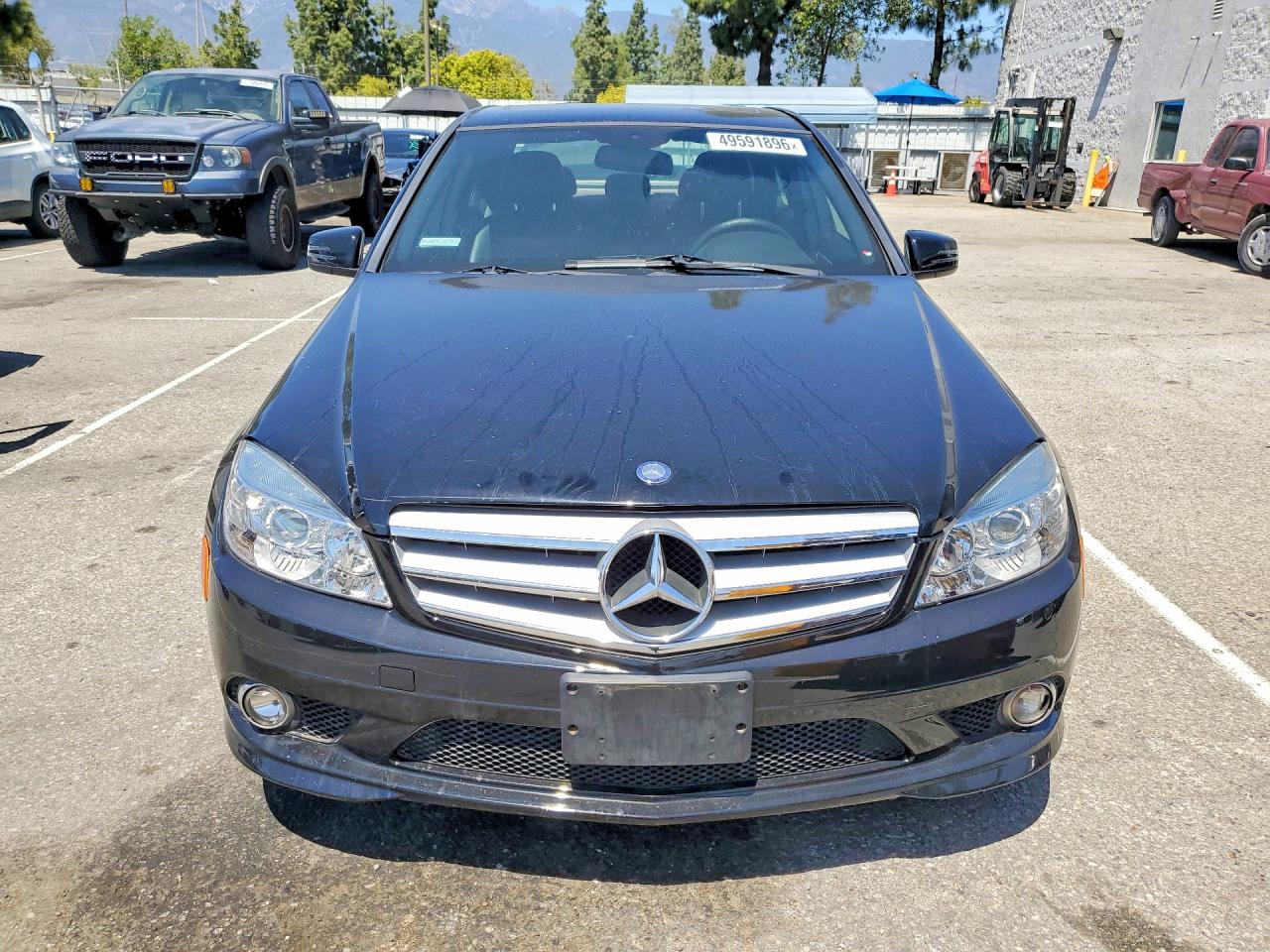 2010 Mercedes-benz C 300 Black vin: WDDGF5EB9AF496182