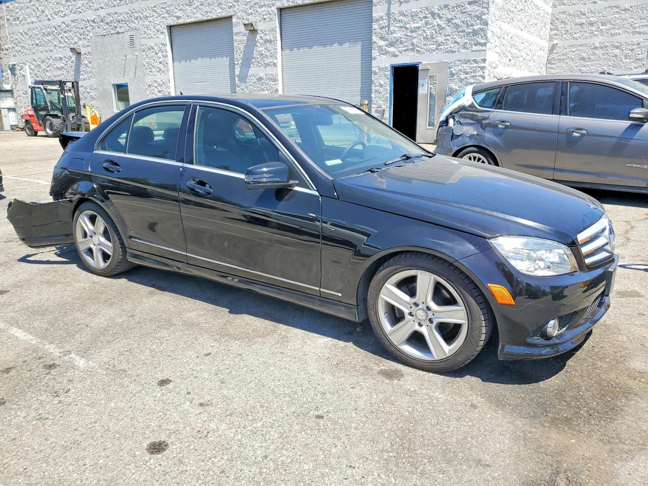 2010 Mercedes-benz C 300 Black vin: WDDGF5EB9AF496182
