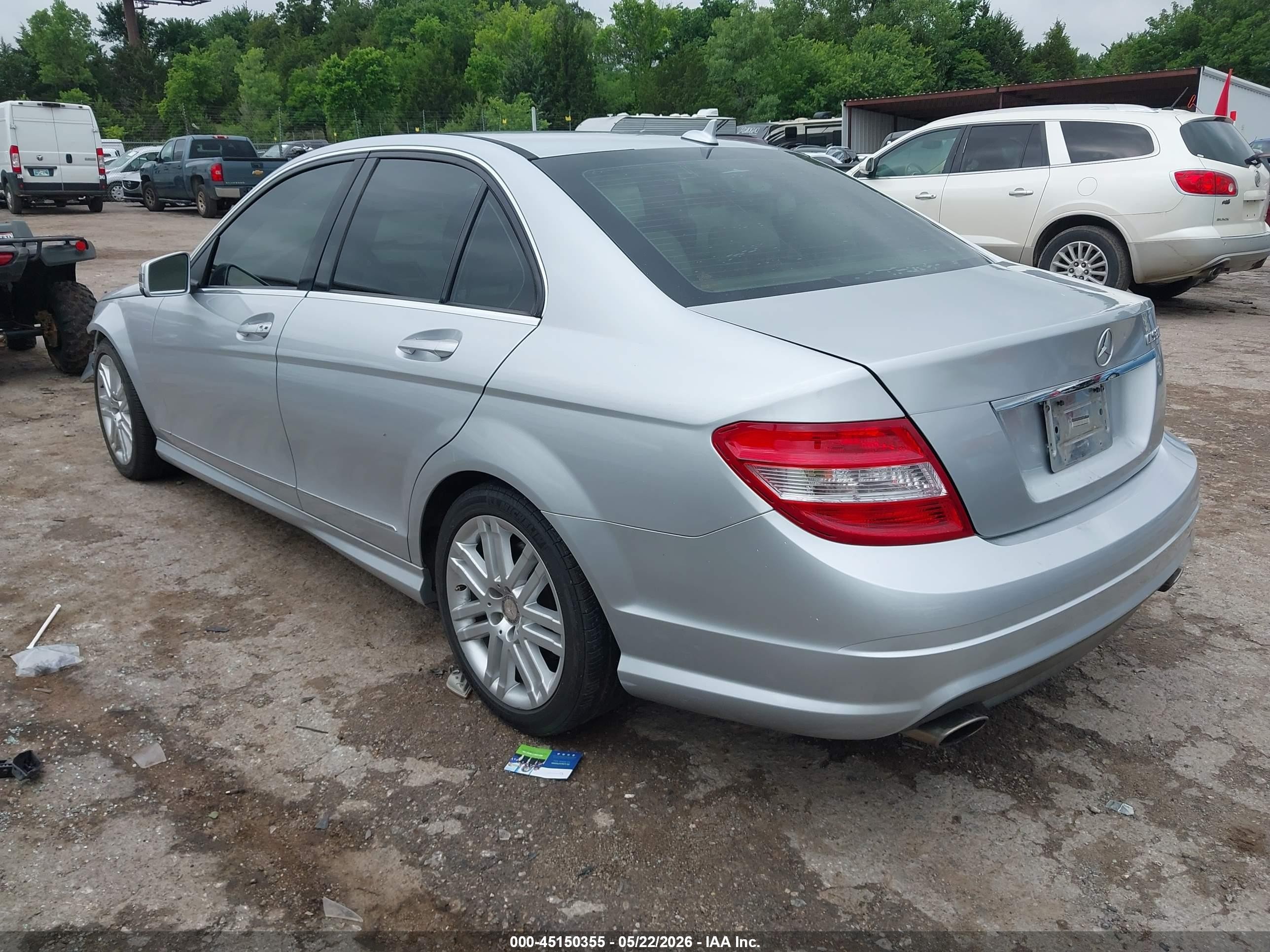 2010 Mercedes-benz C 300 Luxury/sport Gray vin: WDDGF5EB9AR096248