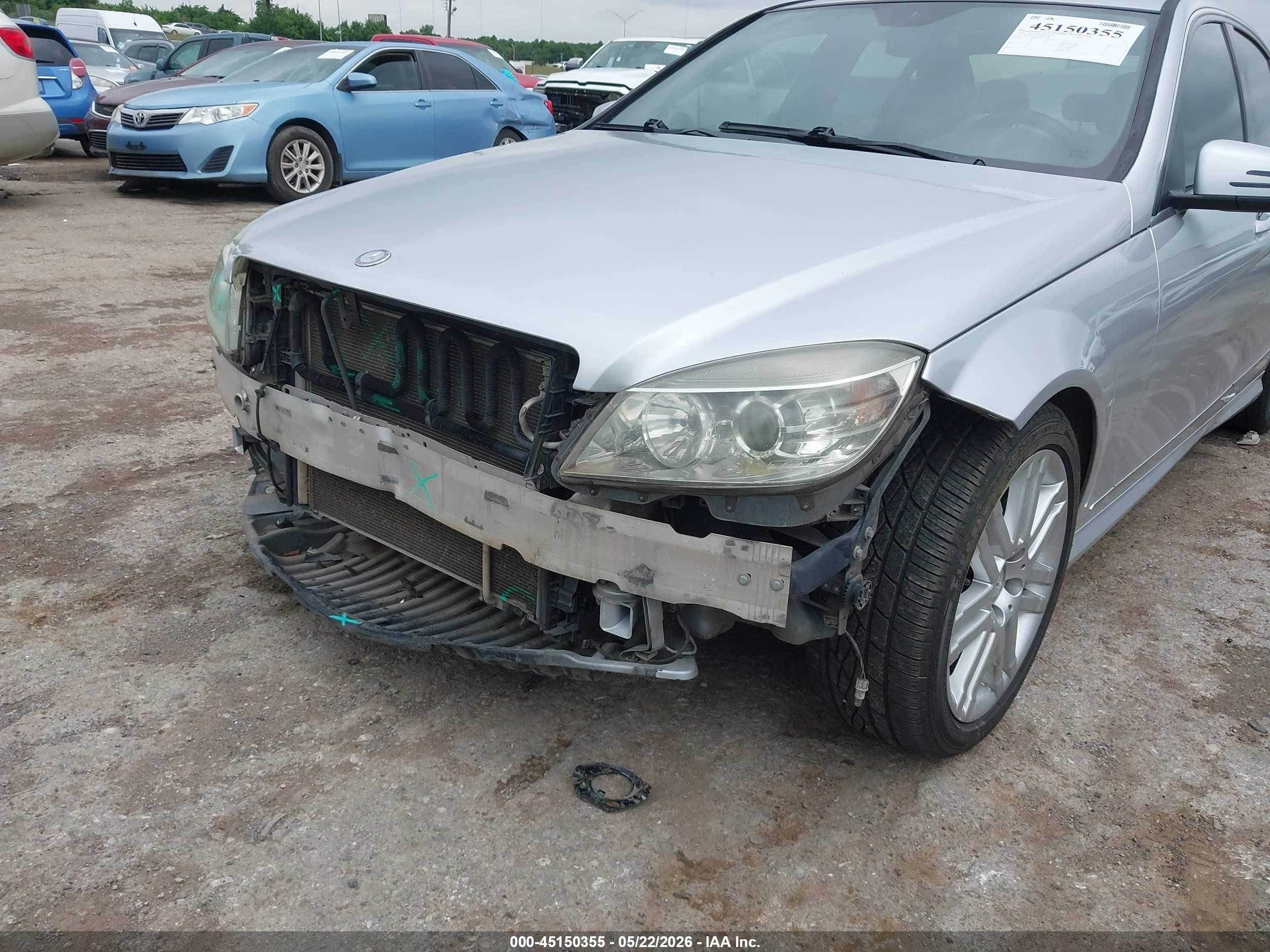 2010 Mercedes-benz C 300 Luxury/sport Gray vin: WDDGF5EB9AR096248