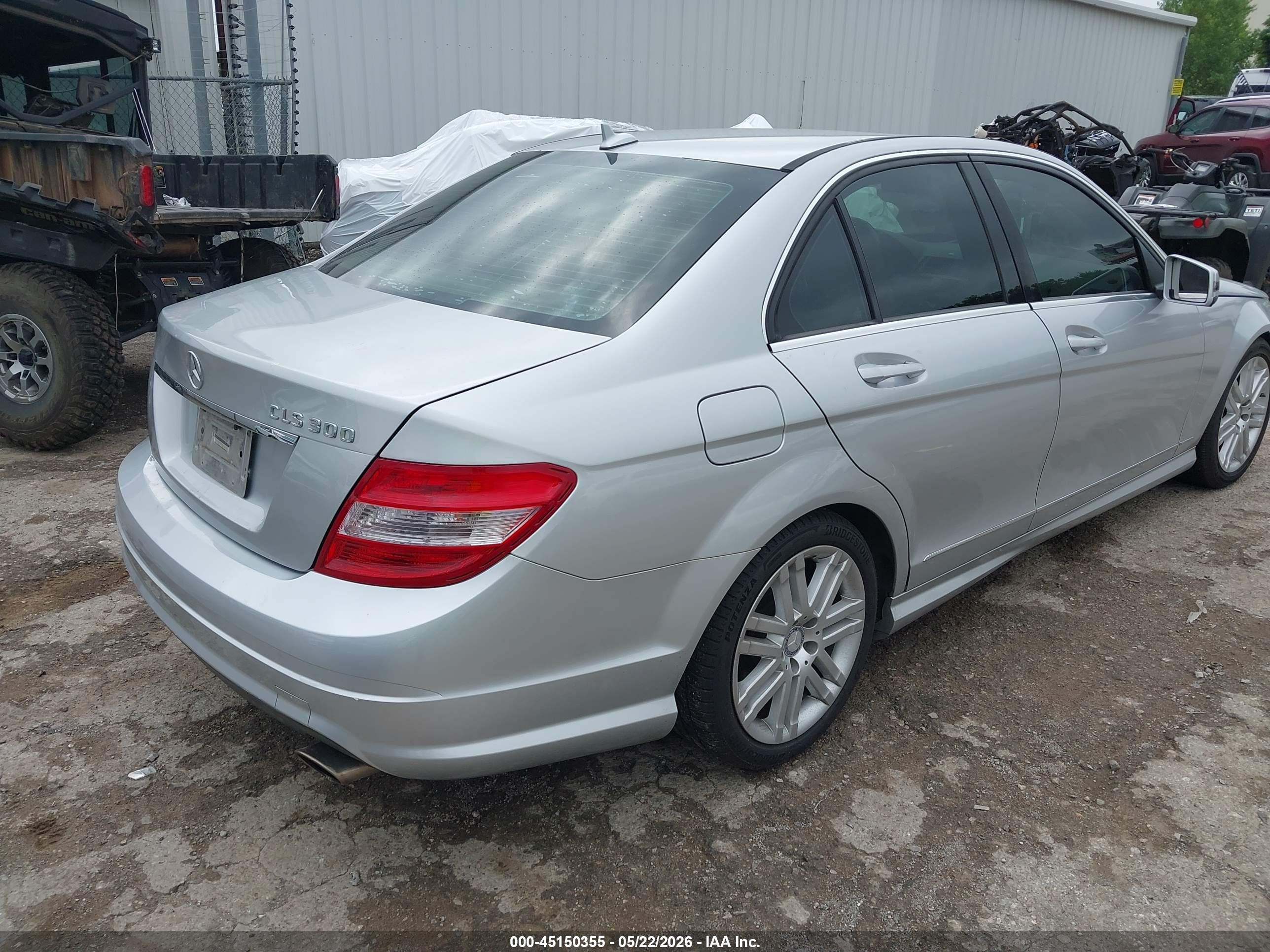 2010 Mercedes-benz C 300 Luxury/sport Gray vin: WDDGF5EB9AR096248