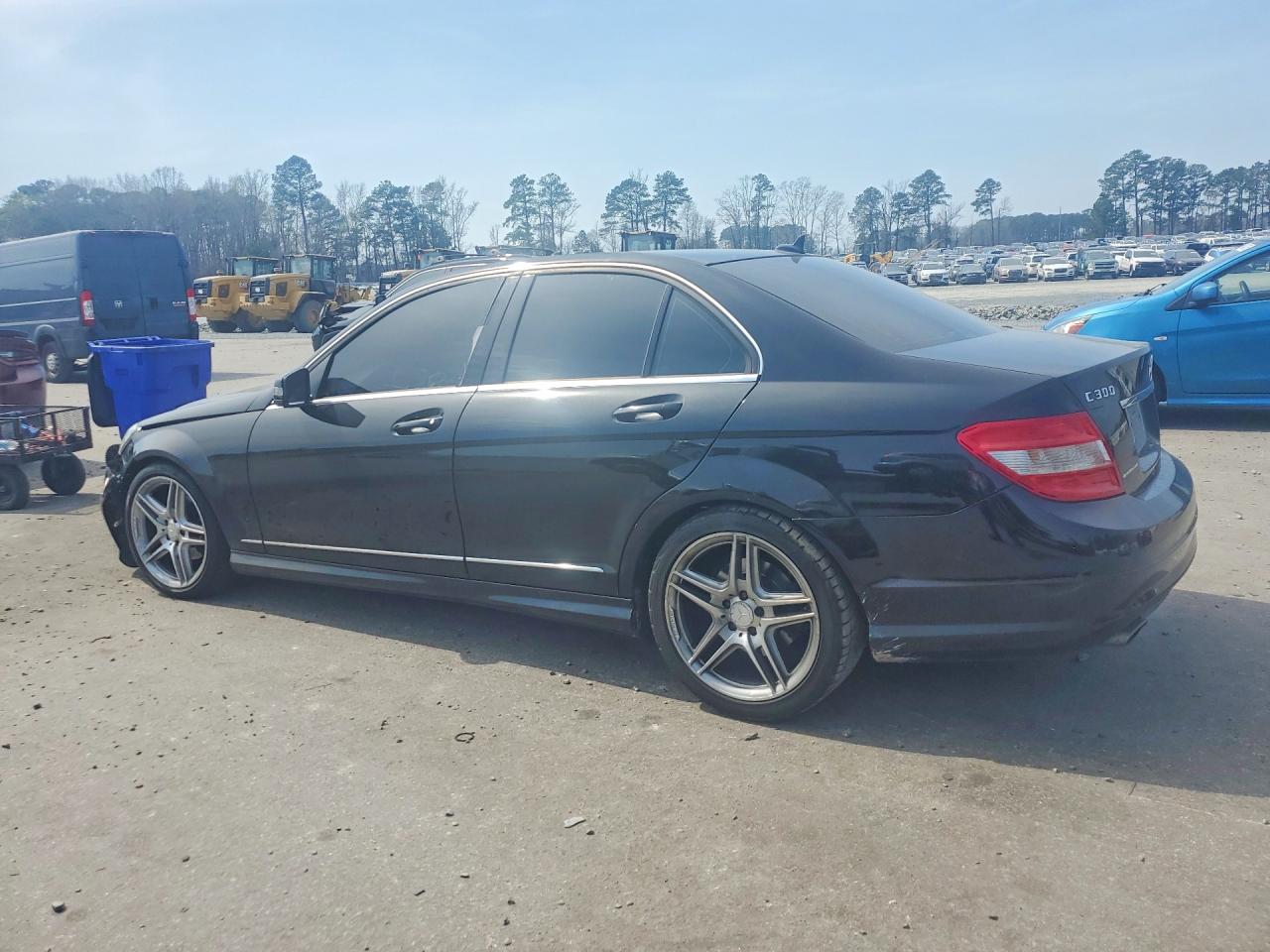 2011 Mercedes-benz C 300 Black vin: WDDGF5EB9BA473273