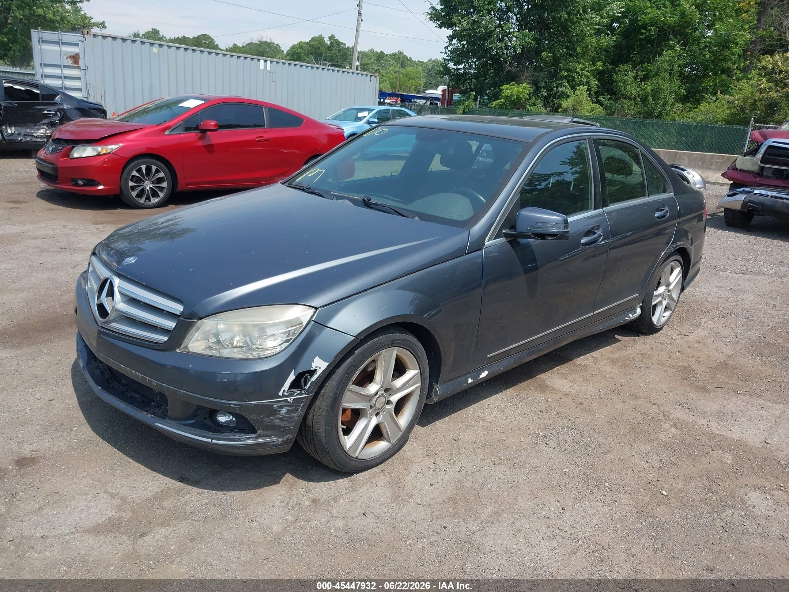 2011 Mercedes-benz C 300 Sport Gray vin: WDDGF5EB9BA508779