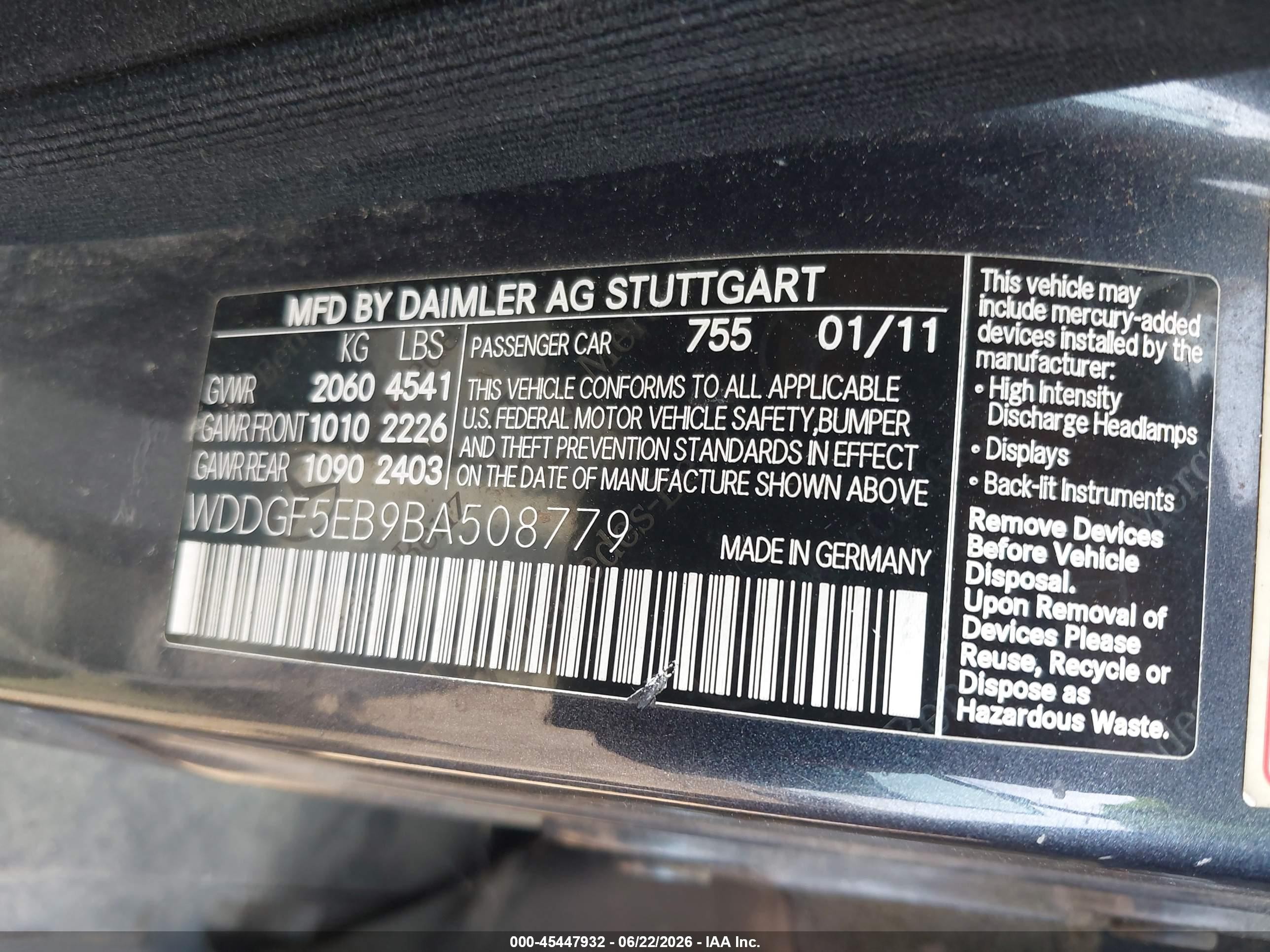 2011 Mercedes-benz C 300 Sport Gray vin: WDDGF5EB9BA508779