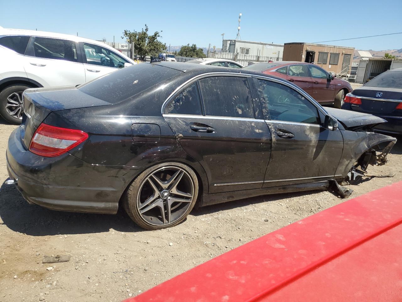 2011 Mercedes-benz C 300 Black vin: WDDGF5EB9BF629931