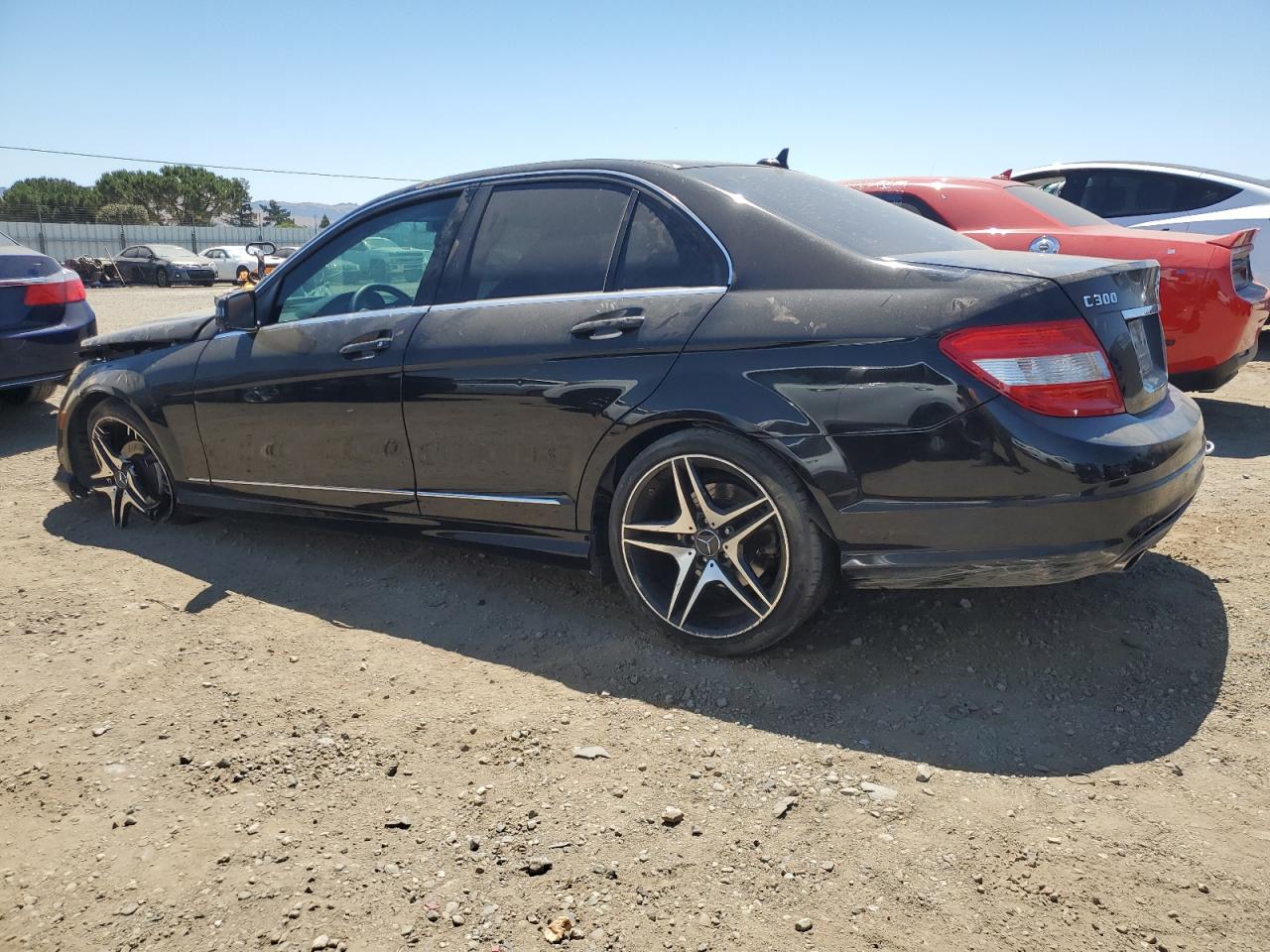 2011 Mercedes-benz C 300 Black vin: WDDGF5EB9BF629931