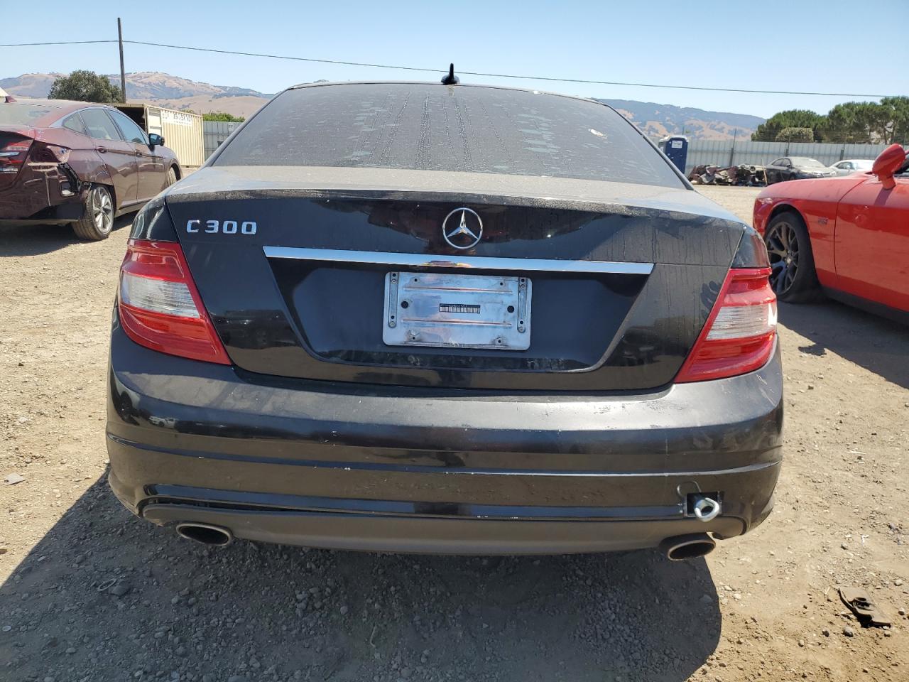 2011 Mercedes-benz C 300 Black vin: WDDGF5EB9BF629931