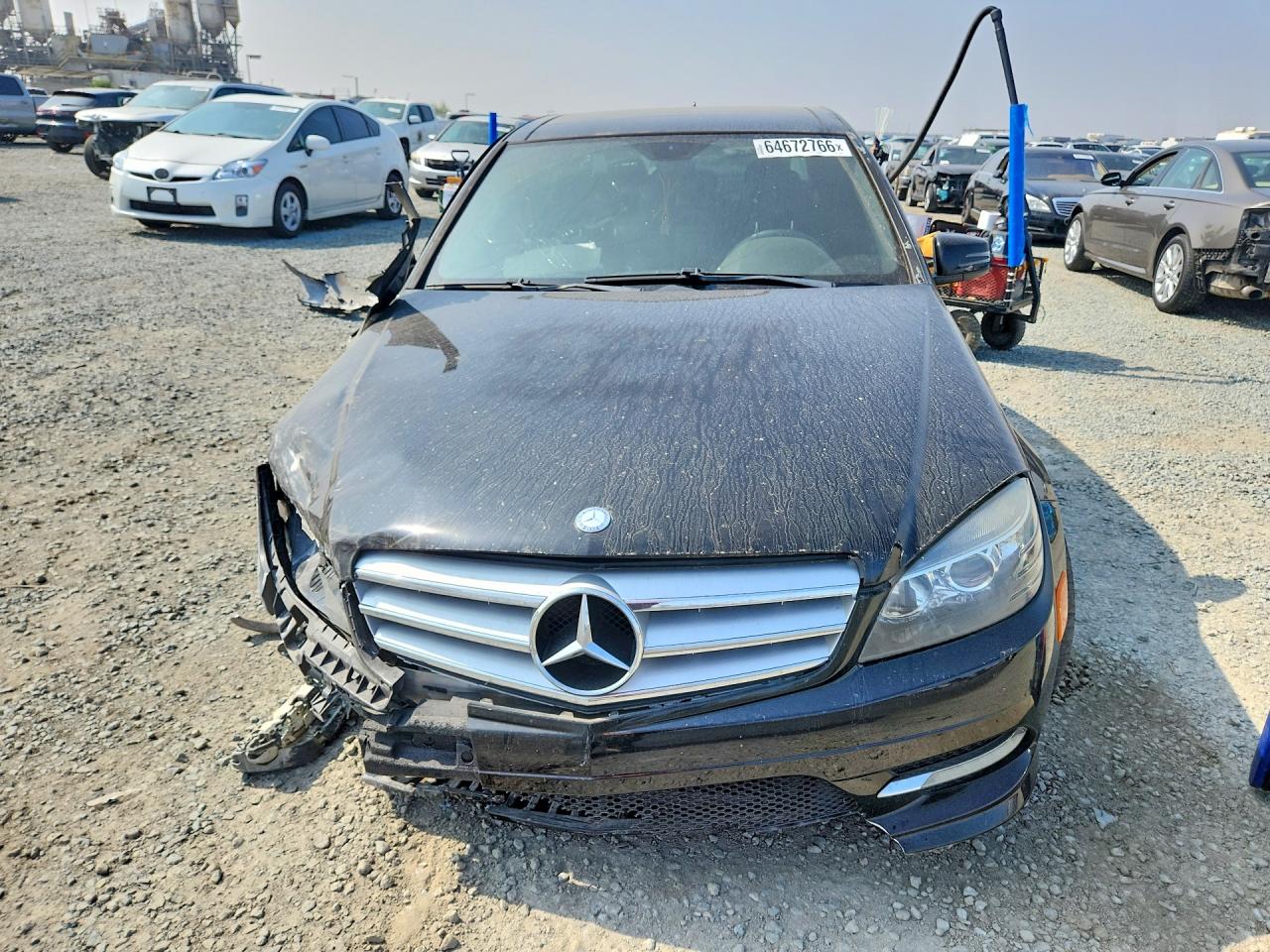 2011 Mercedes-benz C 300 Black vin: WDDGF5EB9BR158202
