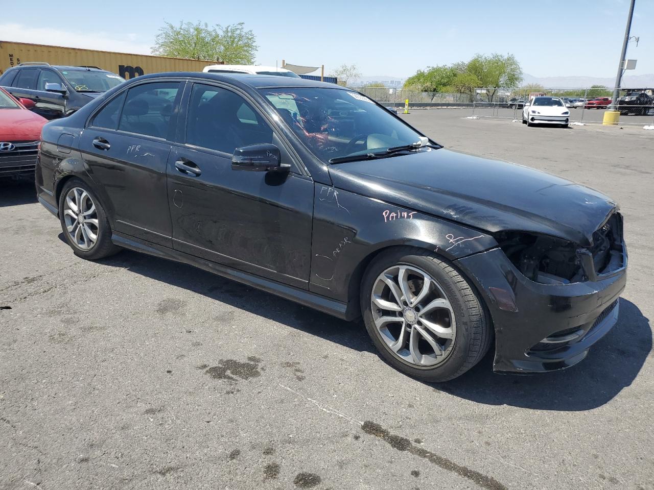 2011 Mercedes-benz C 300 Black vin: WDDGF5EB9BR160466