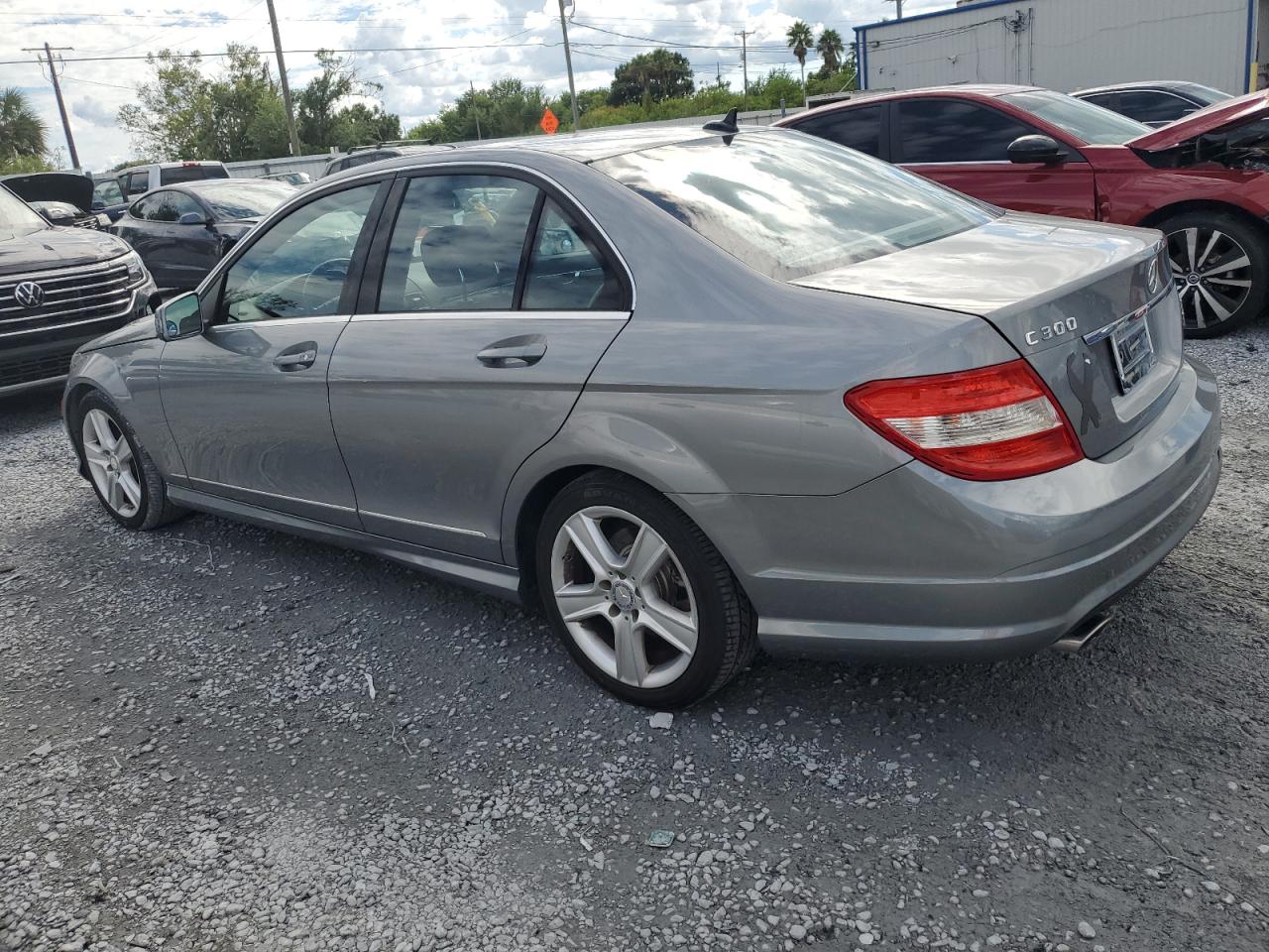 2011 Mercedes-benz C 300 Серый vin: WDDGF5EB9BR171466