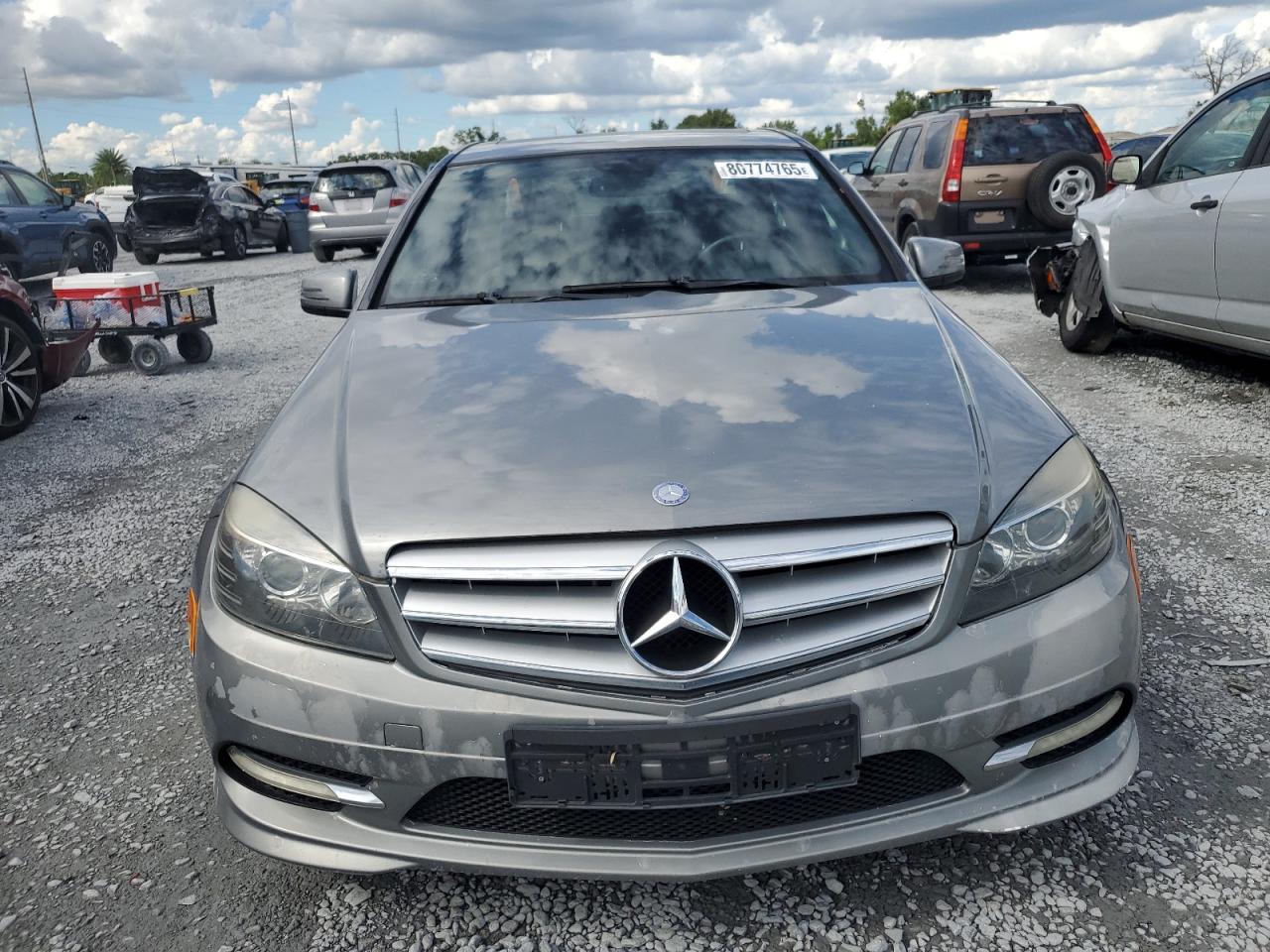 2011 Mercedes-benz C 300 Серый vin: WDDGF5EB9BR171466