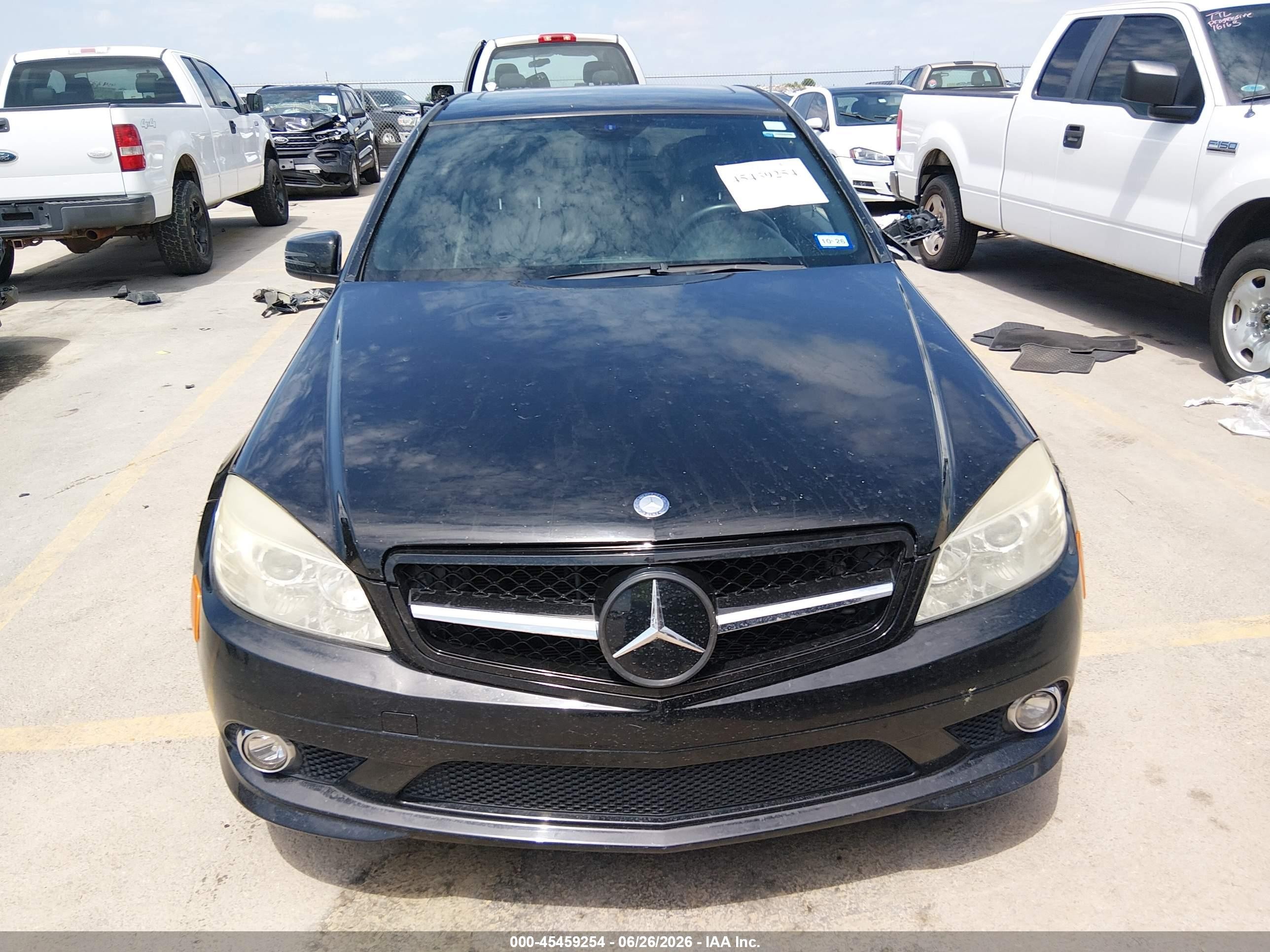 2010 Mercedes-benz C 300 Luxury/sport Black vin: WDDGF5EBXAR092211