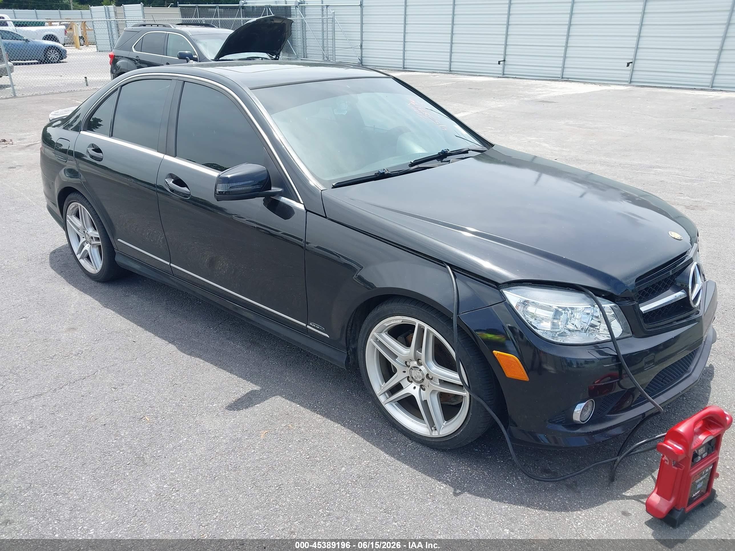 2010 Mercedes-benz C 300 Luxury/sport Black vin: WDDGF5EBXAR101506