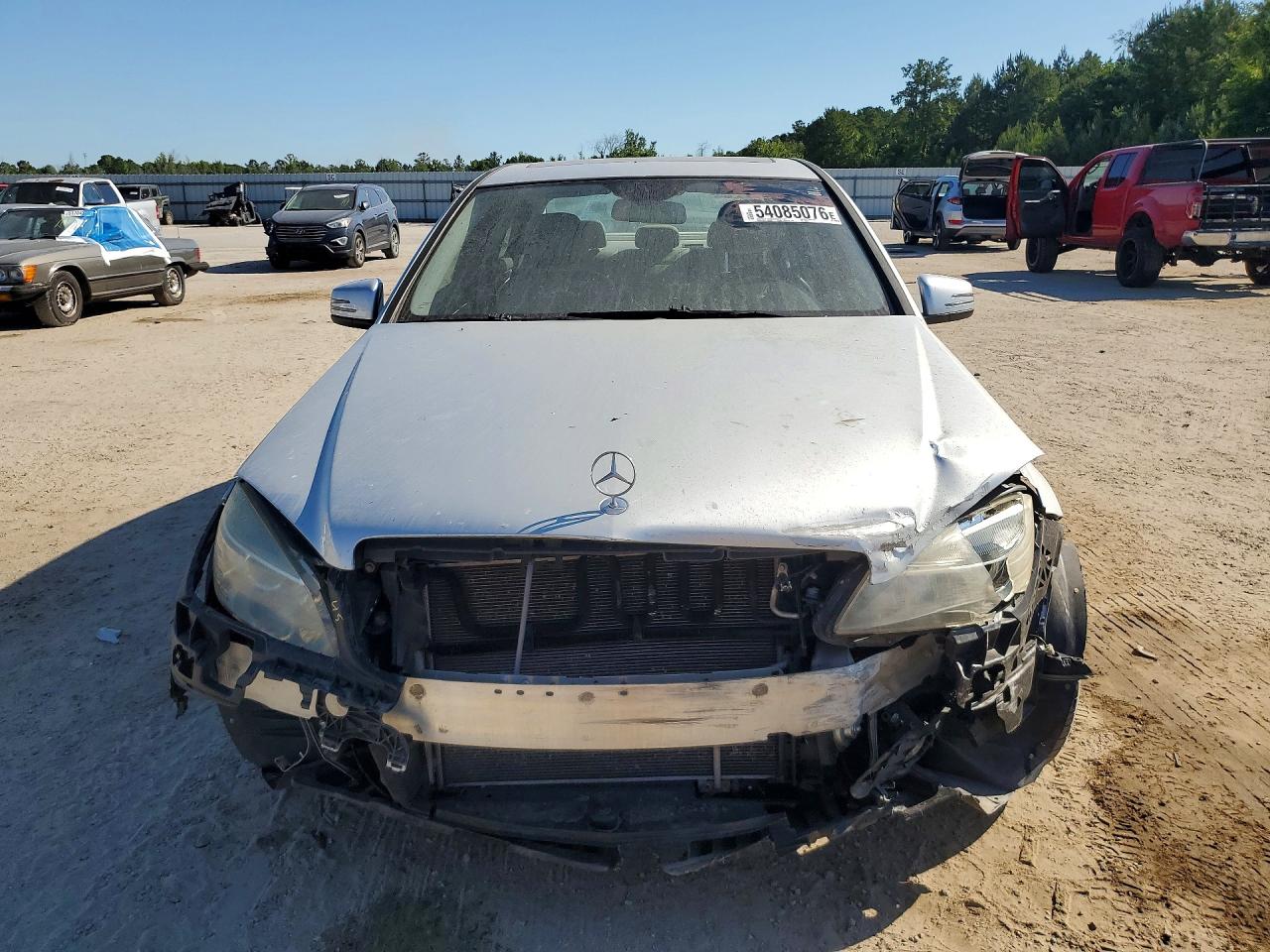 2010 Mercedes-benz C 300 Silver vin: WDDGF5EBXAR130553