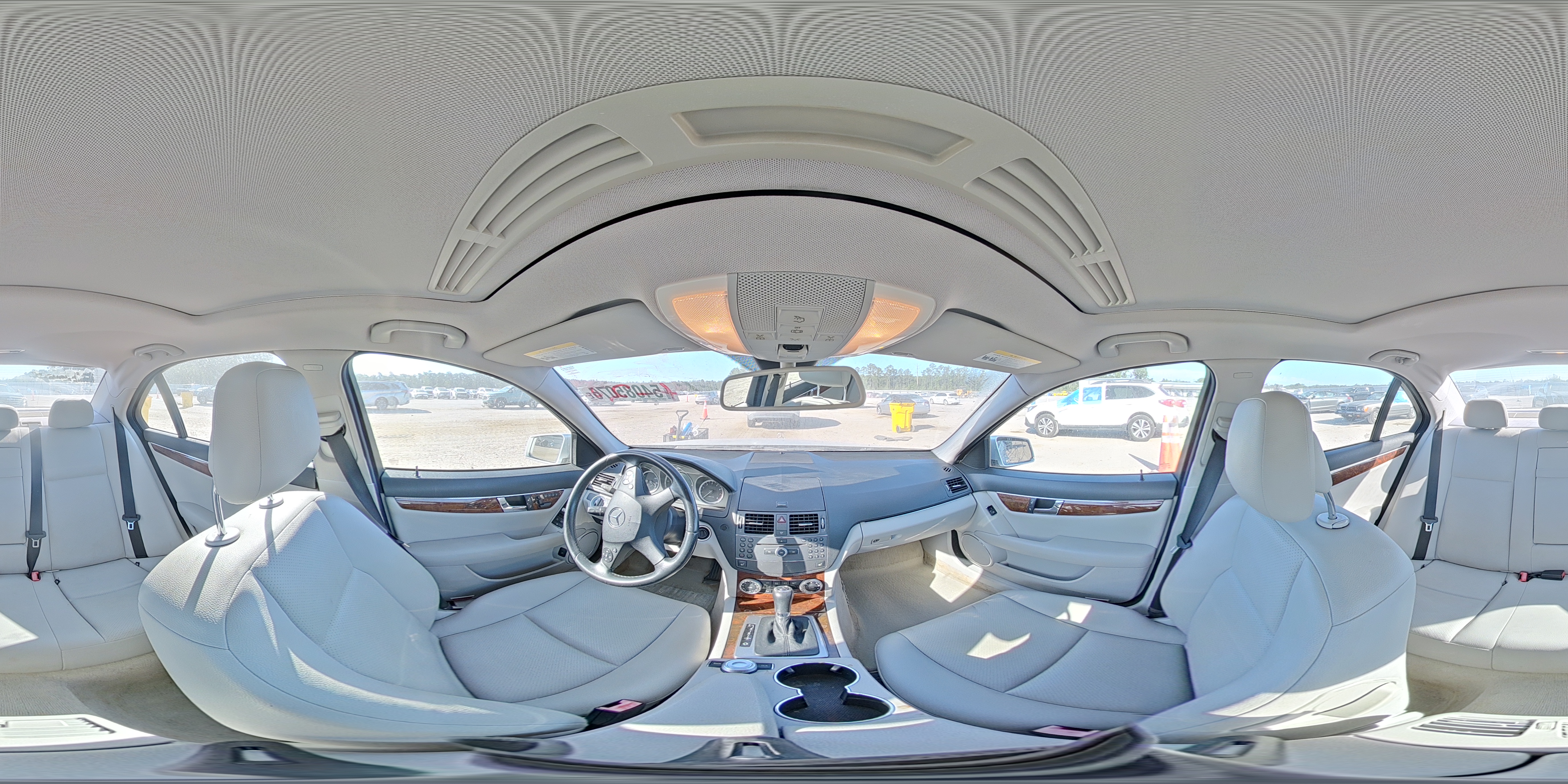 2010 Mercedes-benz C 300 Silver vin: WDDGF5EBXAR130553
