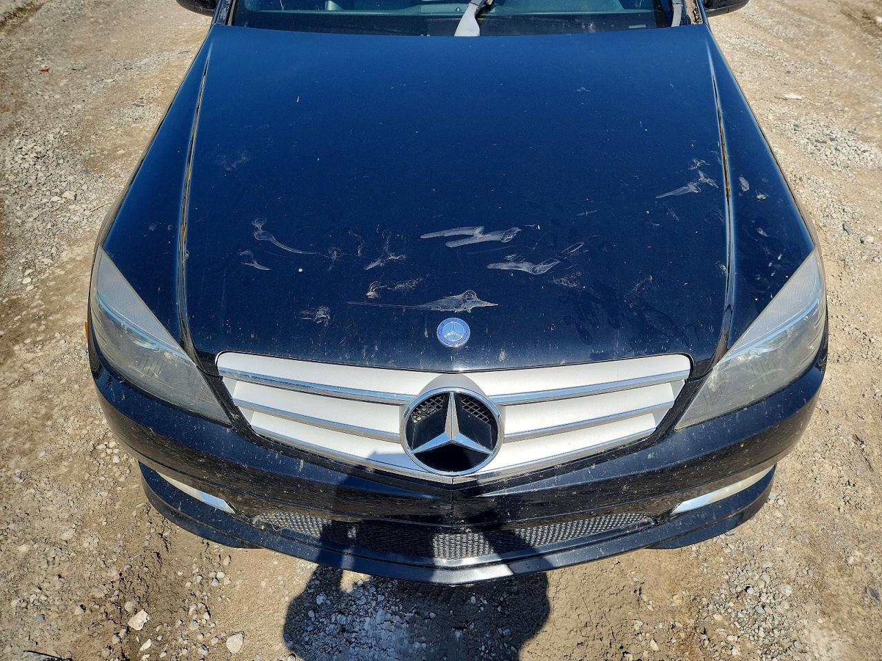 2011 Mercedes-benz C 300 Black vin: WDDGF5EBXBA522173