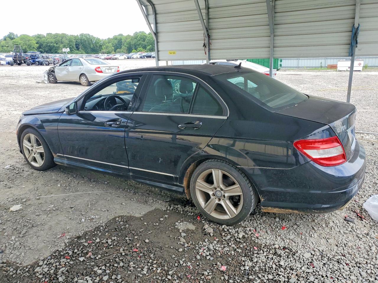2011 Mercedes-benz C 300 Black vin: WDDGF5EBXBF653011