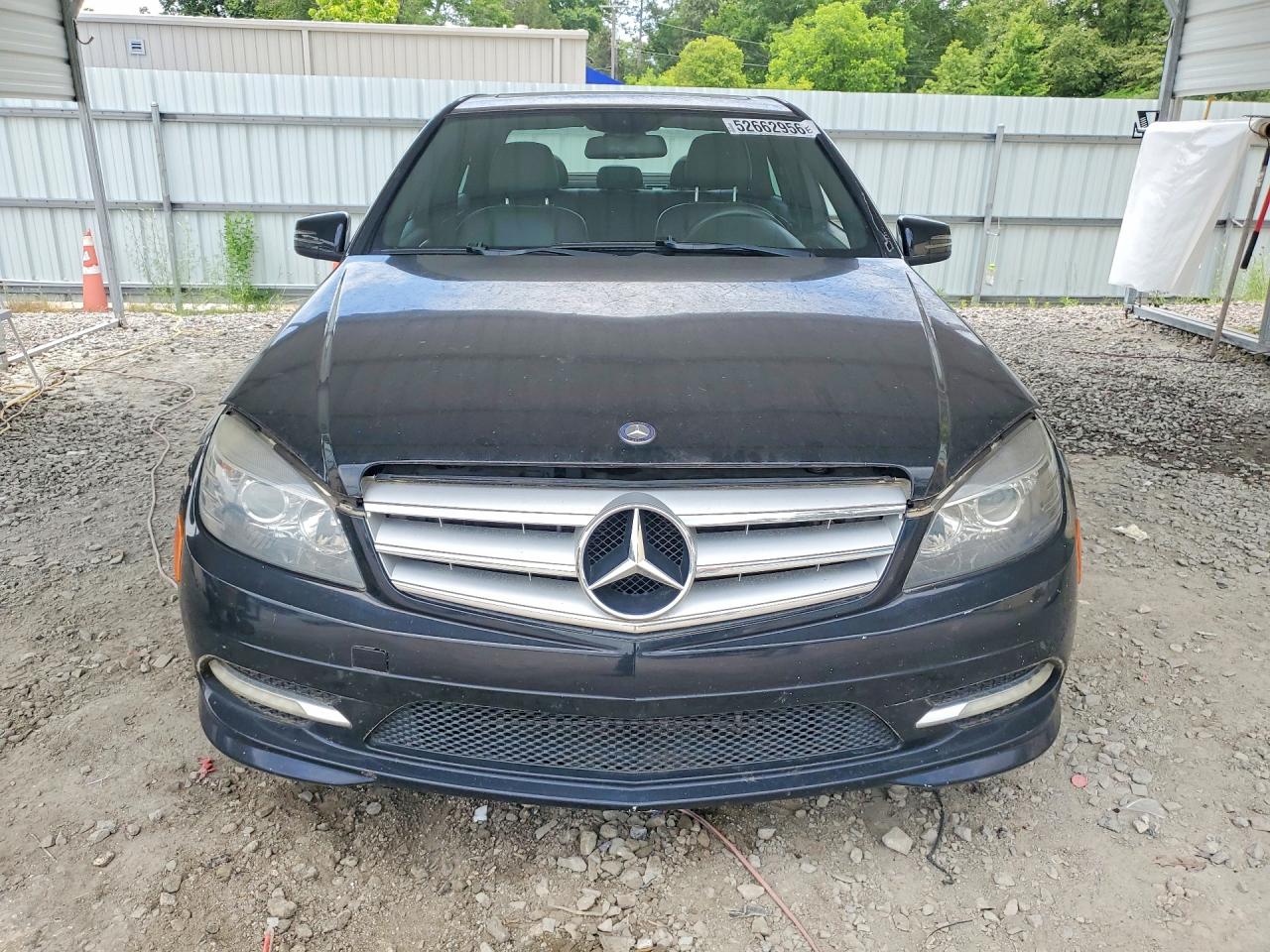 2011 Mercedes-benz C 300 Black vin: WDDGF5EBXBF653011