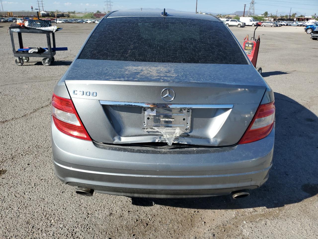 2011 Mercedes-benz C 300 Silver vin: WDDGF5EBXBR153414