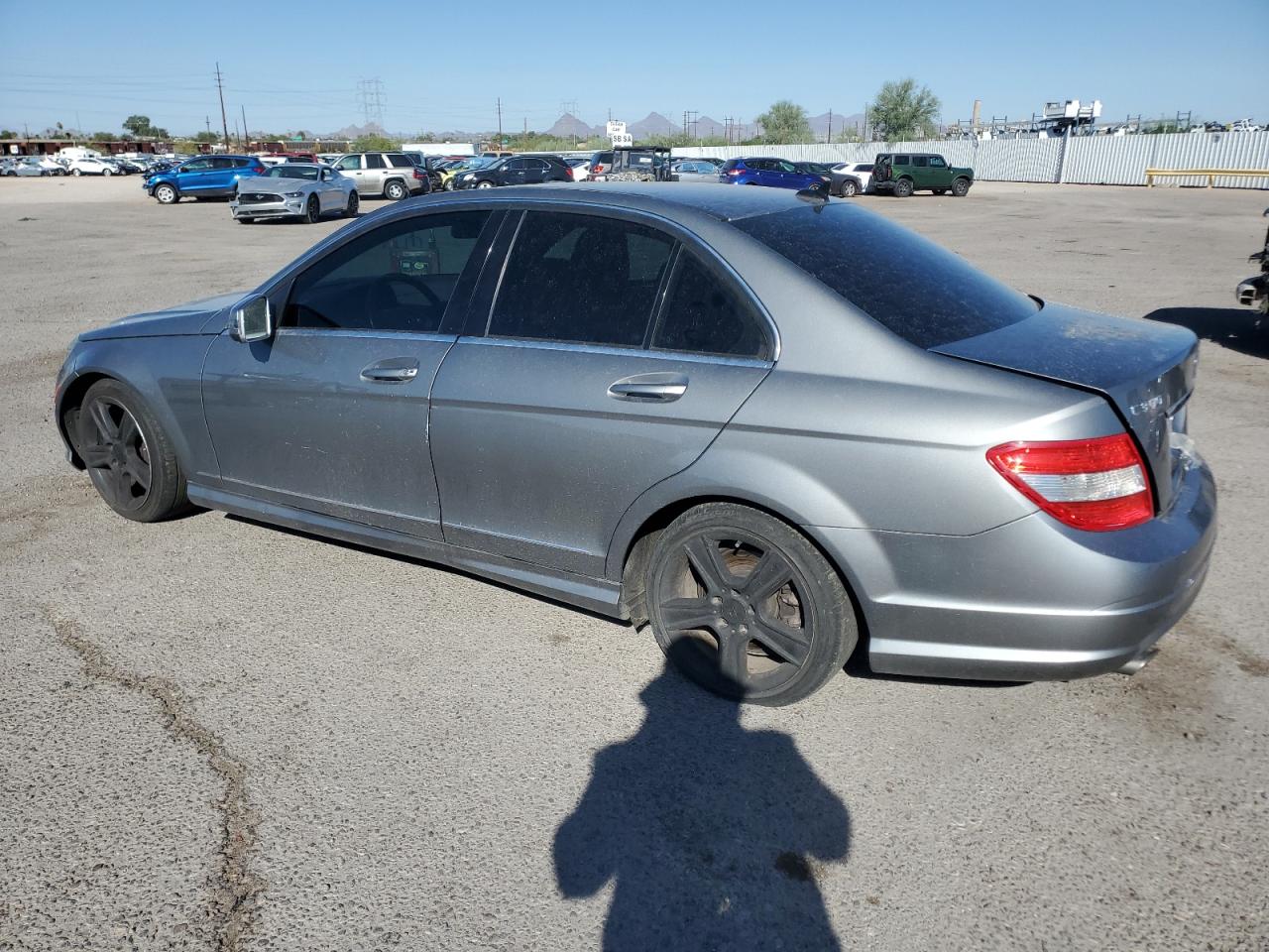2011 Mercedes-benz C 300 Silver vin: WDDGF5EBXBR153414