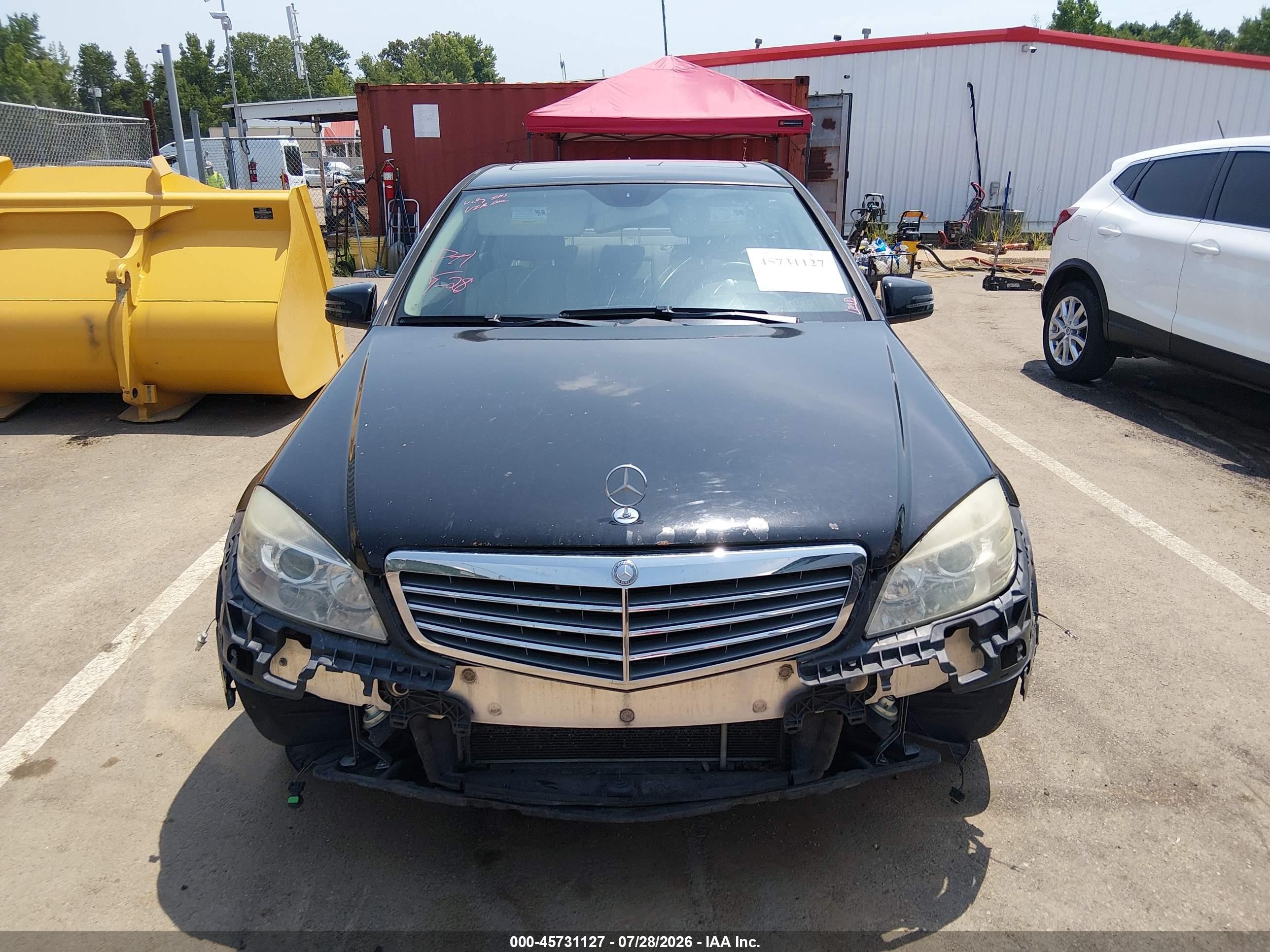 2011 Mercedes-benz C 300 Luxury/sport Black vin: WDDGF5EBXBR158774