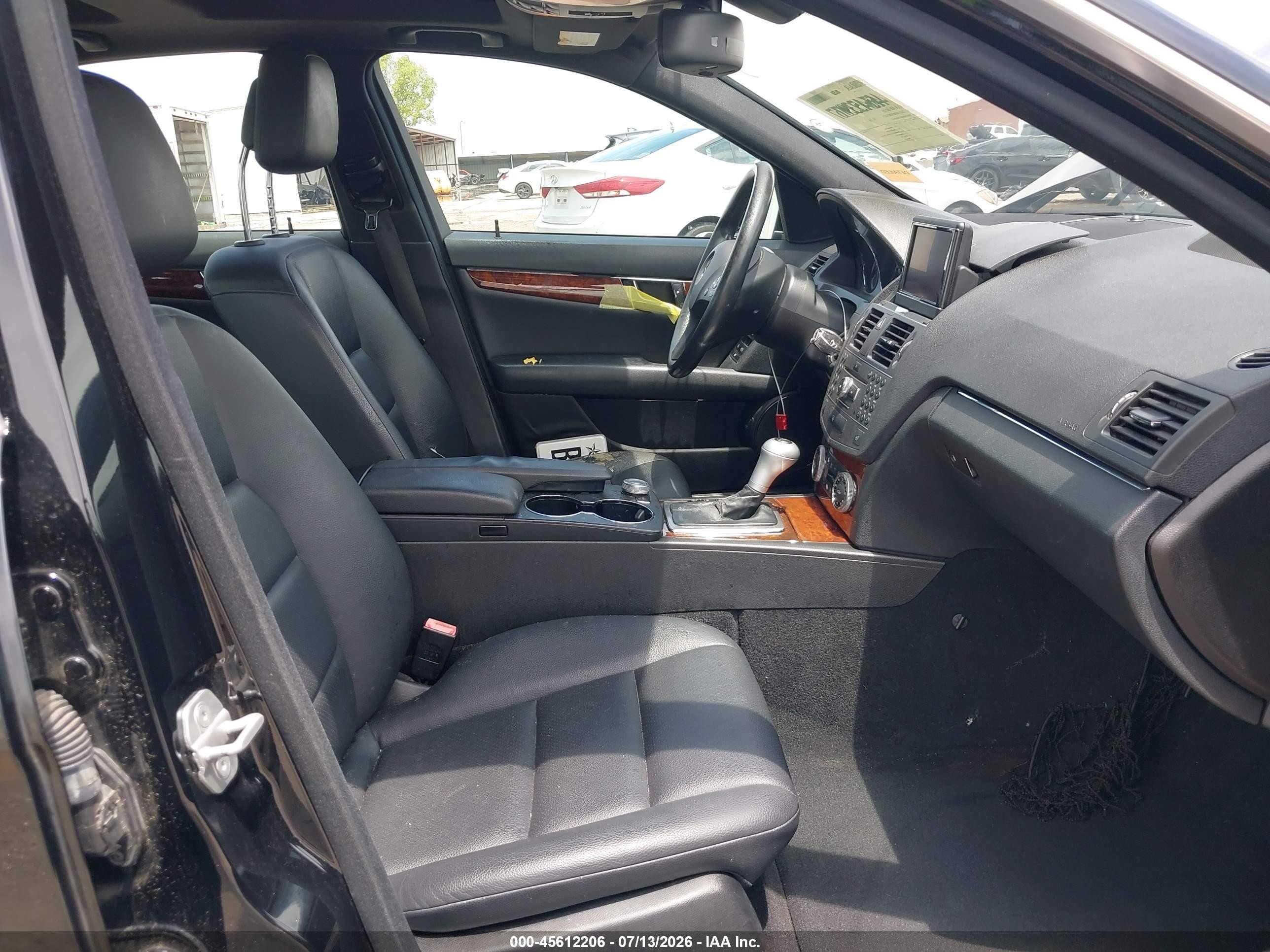 2011 Mercedes-benz C 350 Sport Черный vin: WDDGF5GB6BF646327